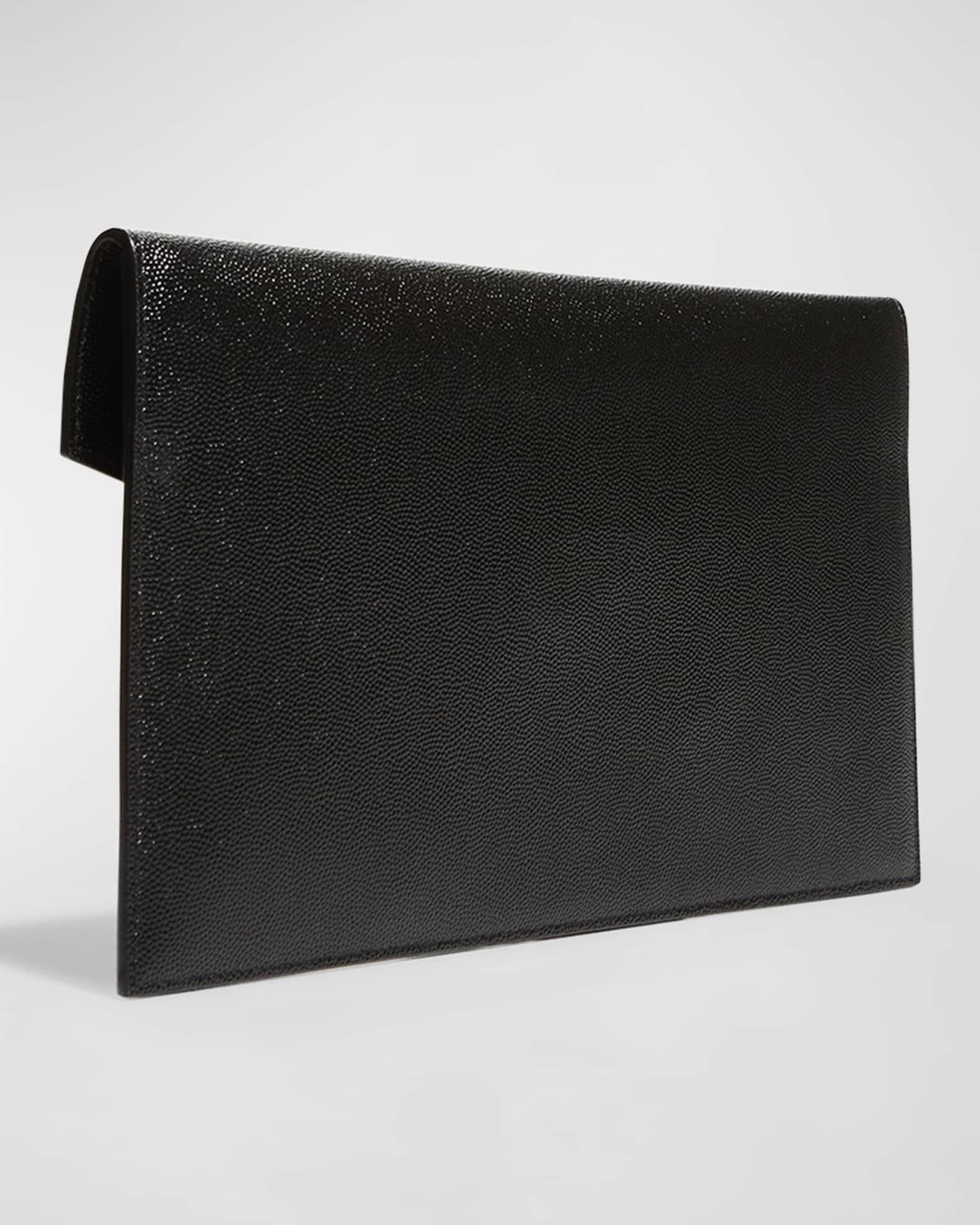 Uptown YSL Pouch in Grained Leather Product Image