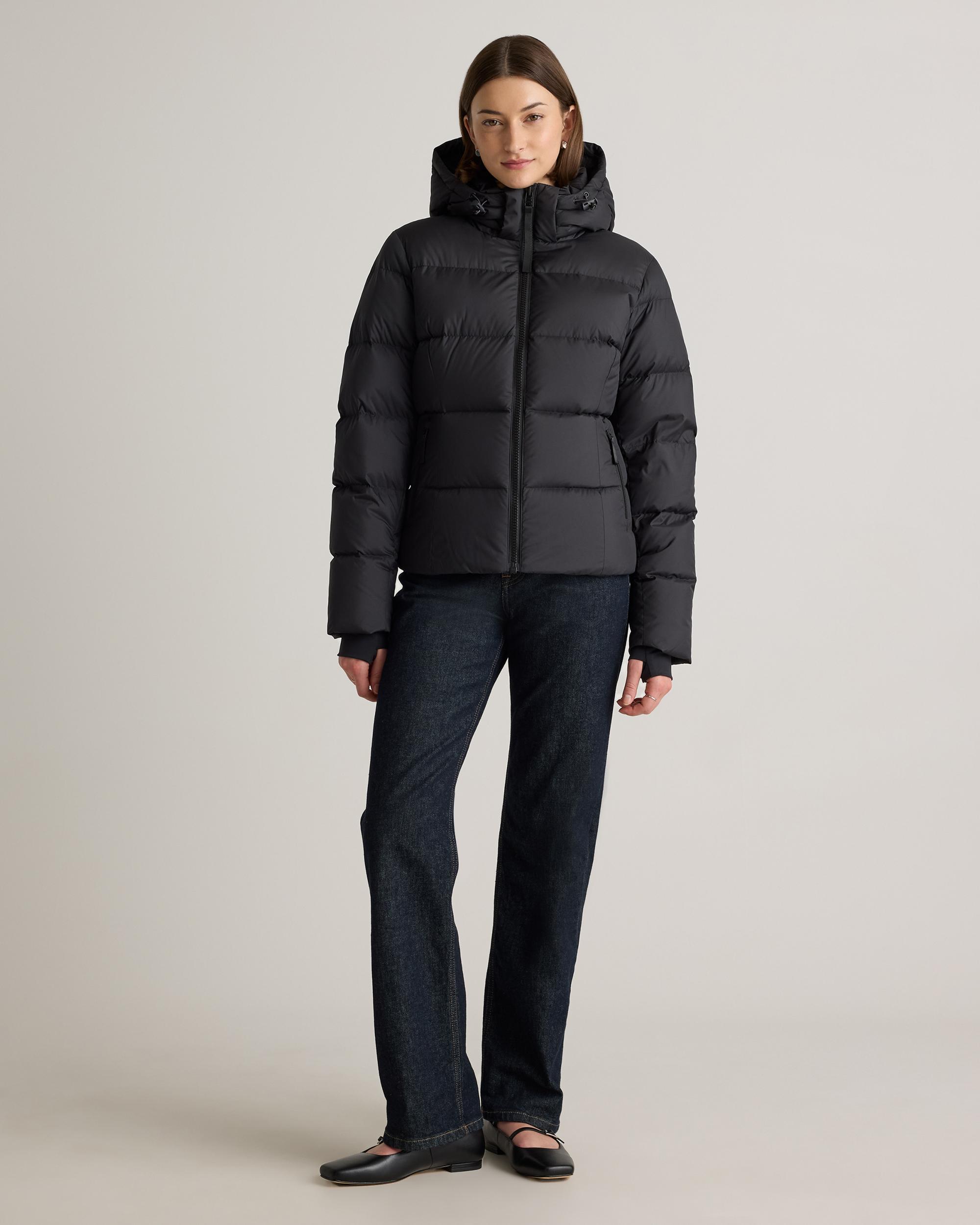 Quince | Women's Responsible Down Cinch Waist Puffer Jacket Size XS, Recycled Polyester Product Image