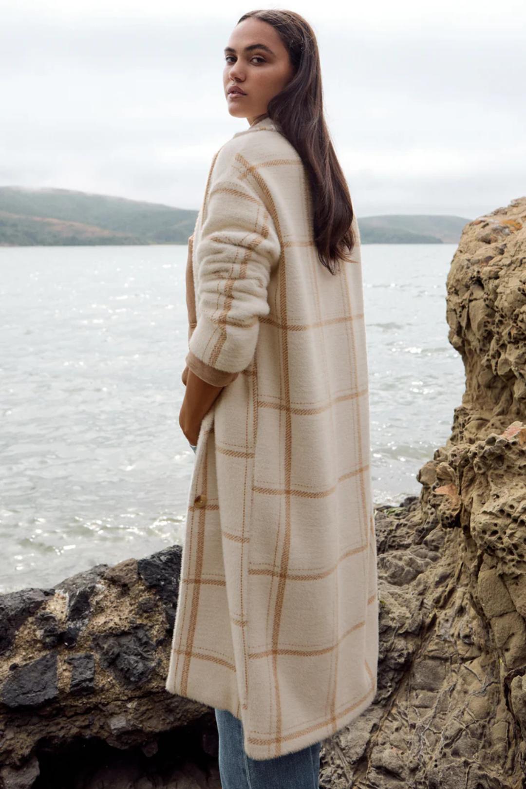 Mason Windowpane Coat Product Image