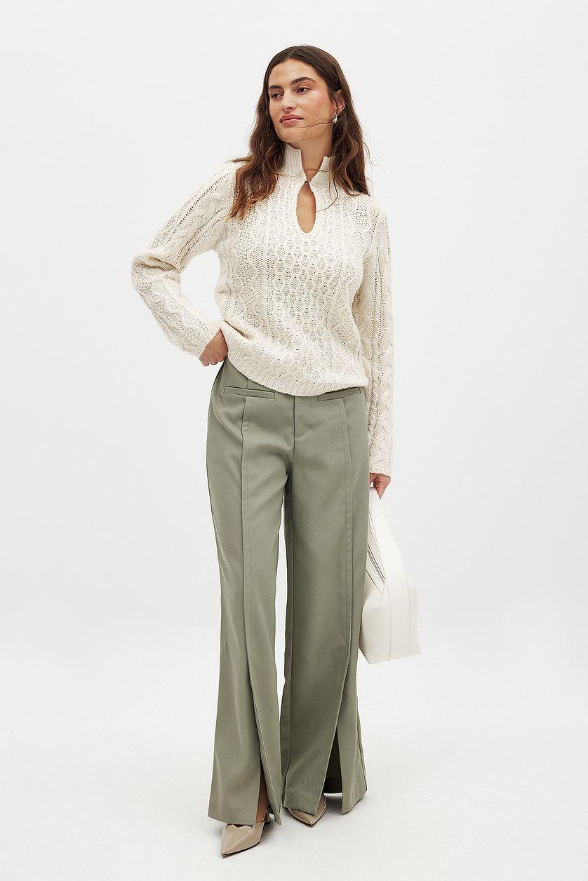 Cable Knit Chunky Sweater Product Image