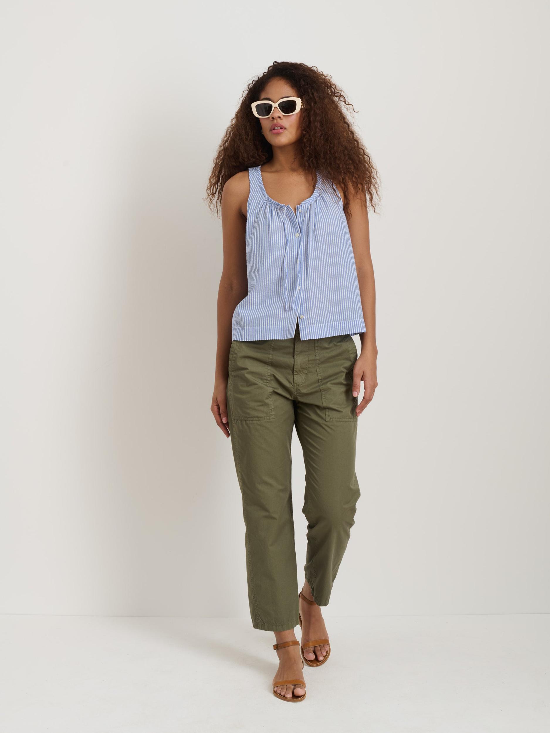 Sidney Top In Seersucker Product Image