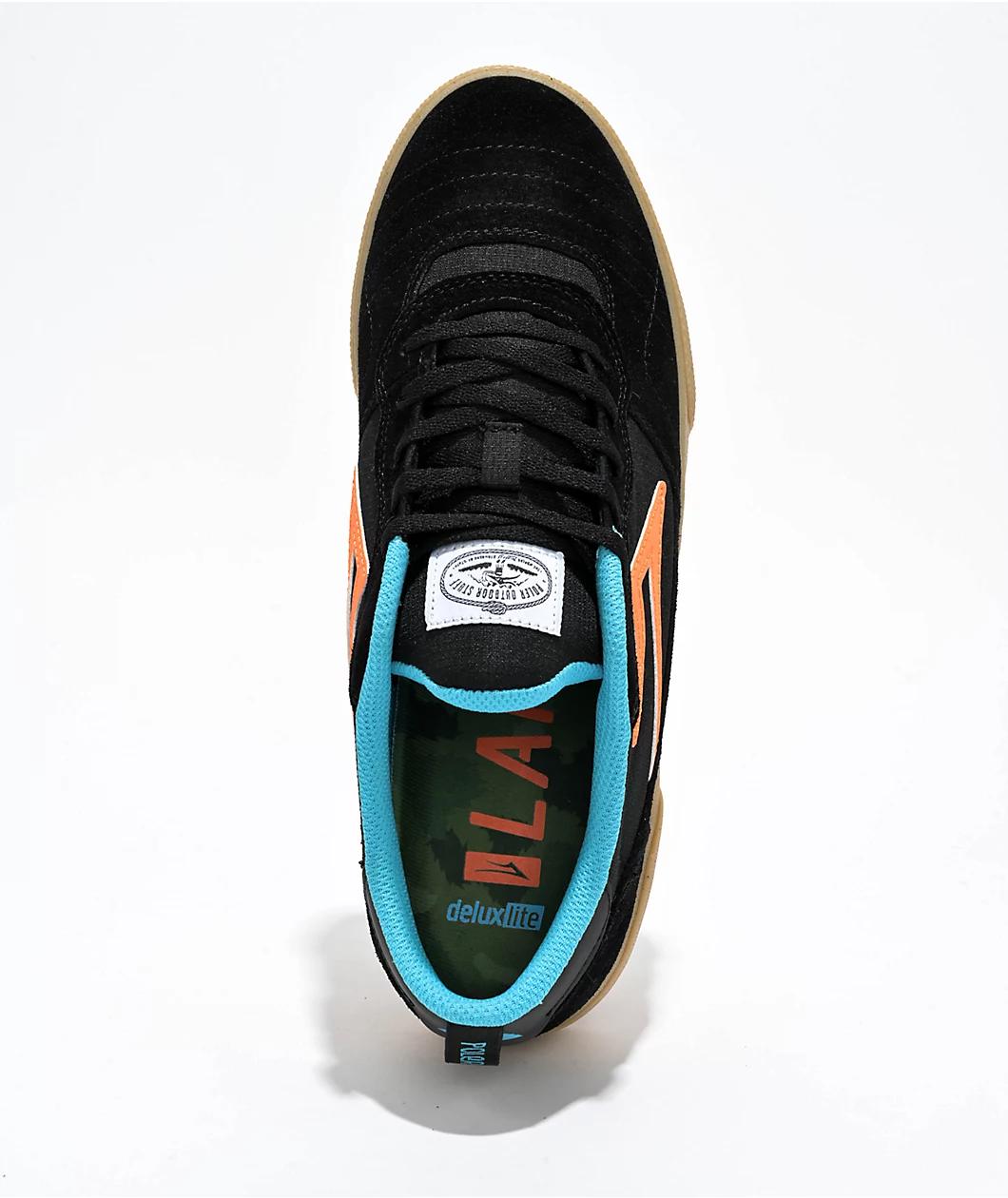 Lakai x Poler Cambridge Black Skate Shoes Product Image