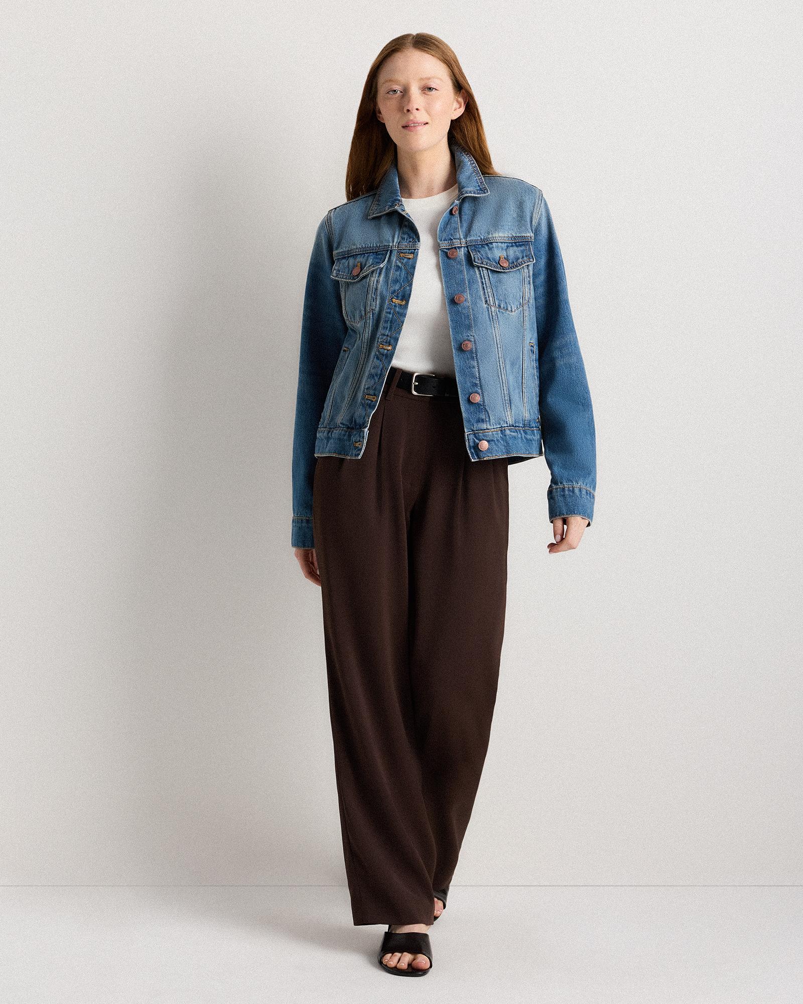 Quince | Women's Denim Jacket Size XS, Cotton Product Image