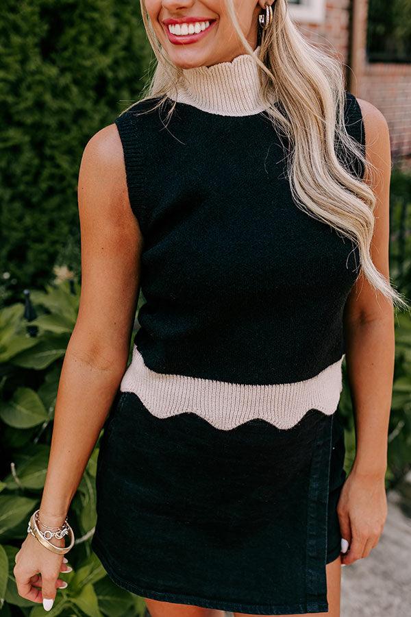 Happy Hour Meetup Knit Sweater Top Product Image