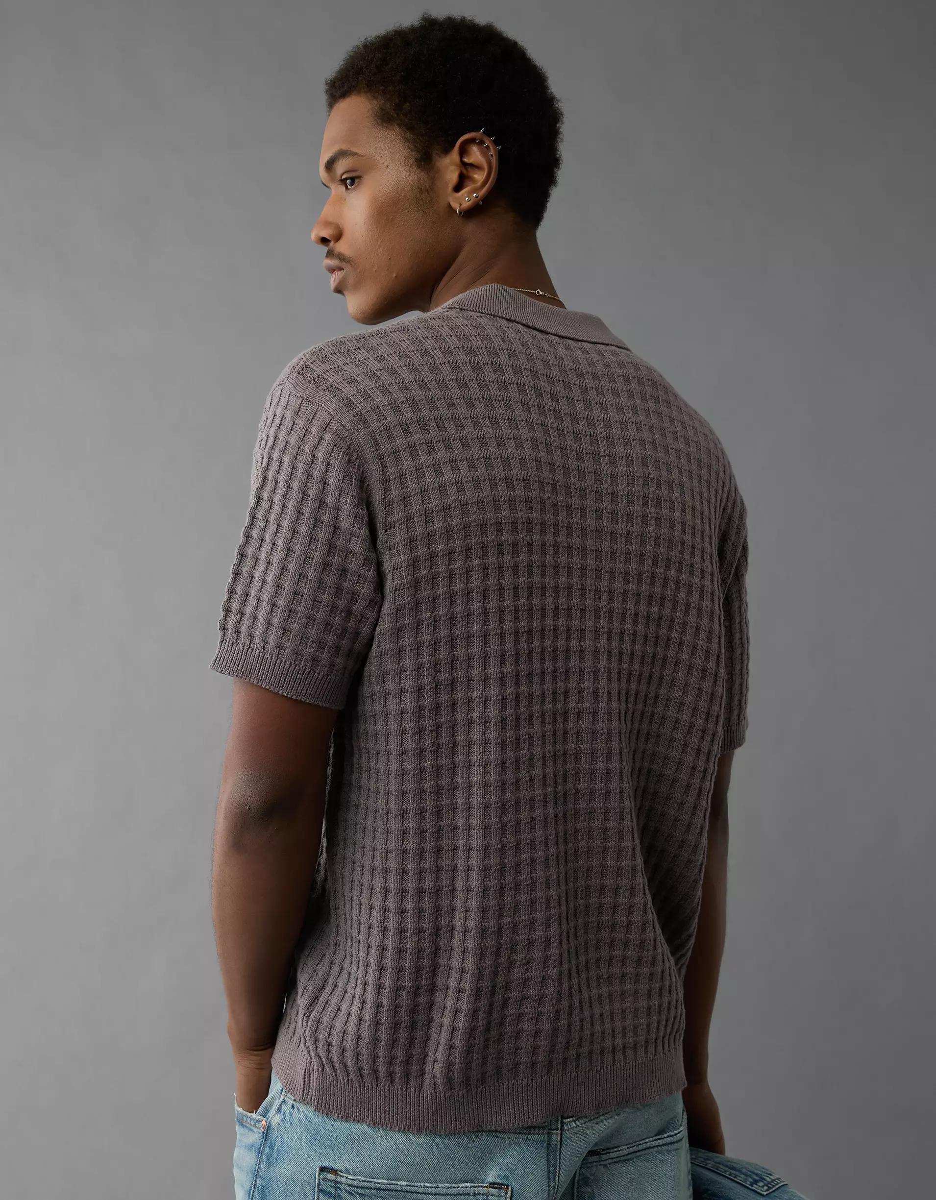 AE Weekend Sweater Polo Shirt Product Image