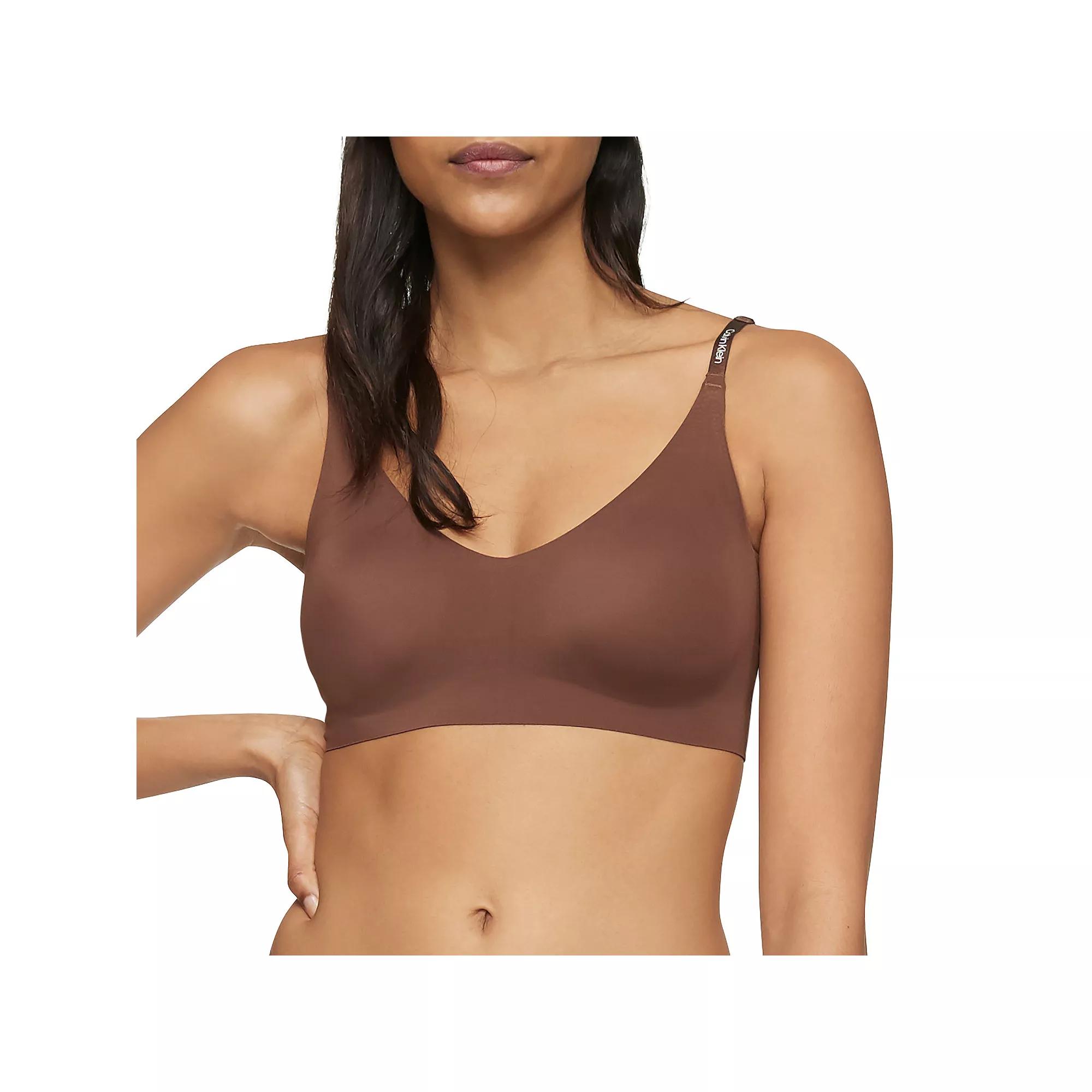 Calvin Klein Invisibles Comfort Lightly Lined Triangle Bralette QF5753, Women's,  Product Image