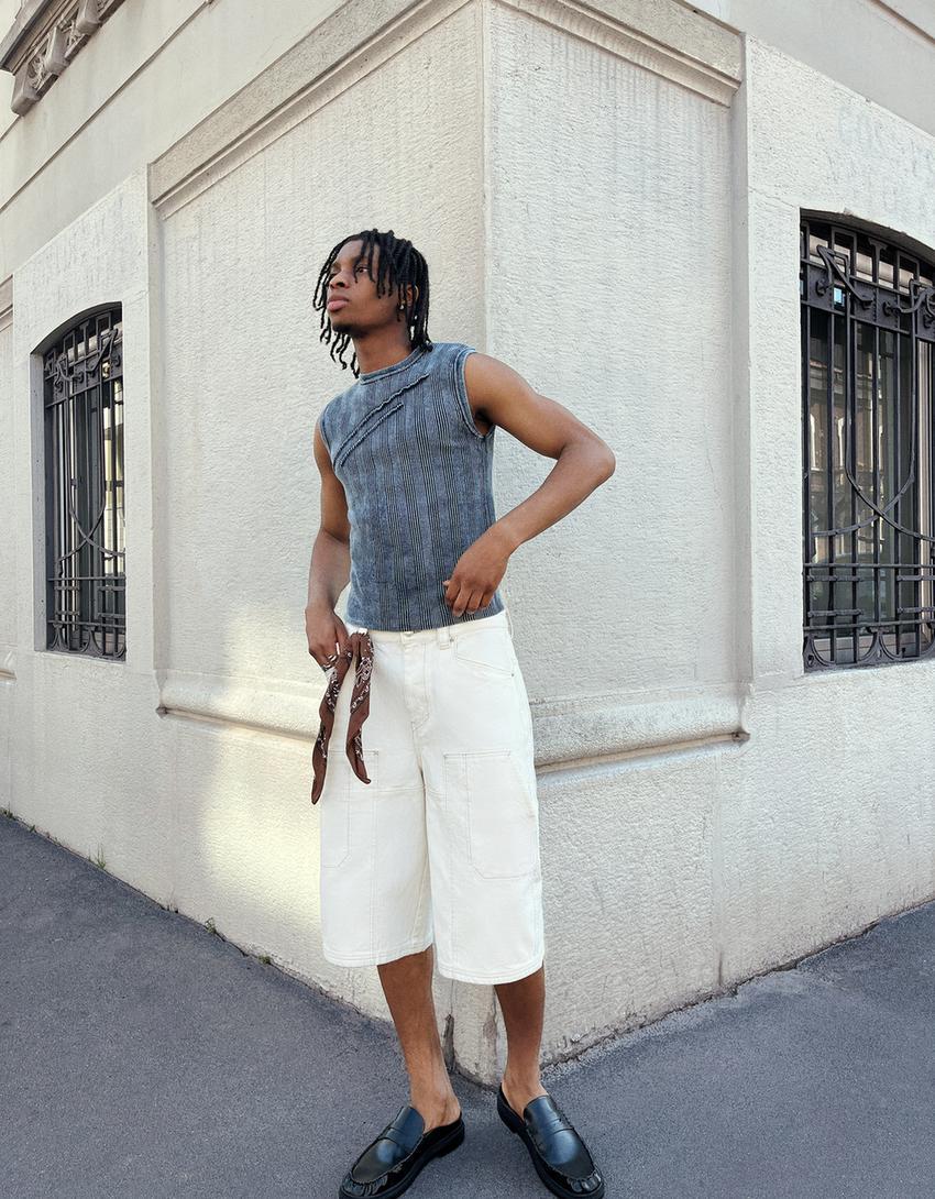 Carpenter skater Bermuda shorts Product Image