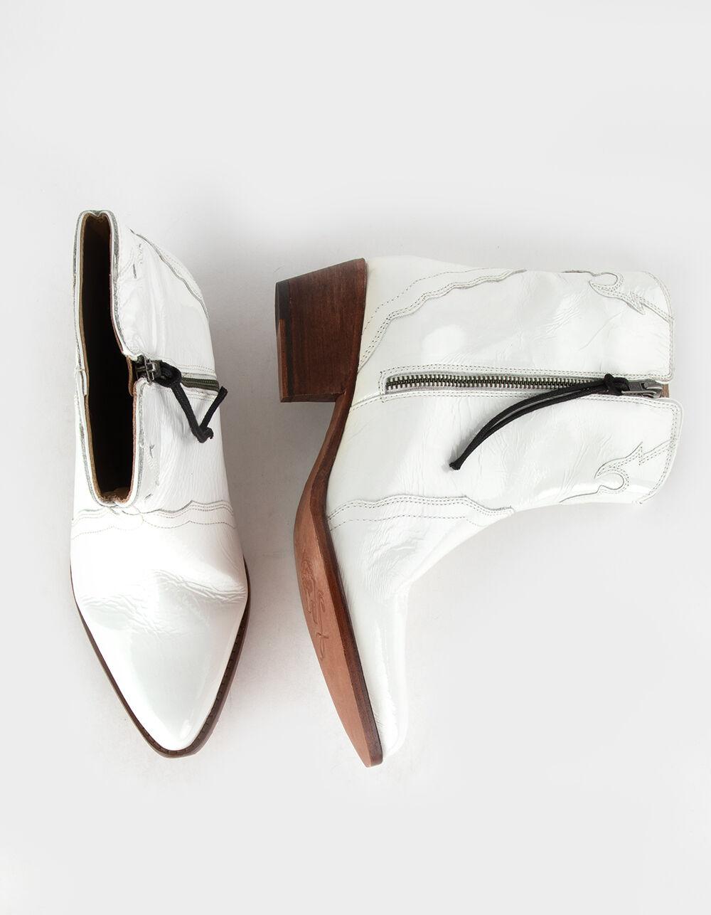 FREE PEOPLE New Frontier Womens Western Boots - WHITE Product Image