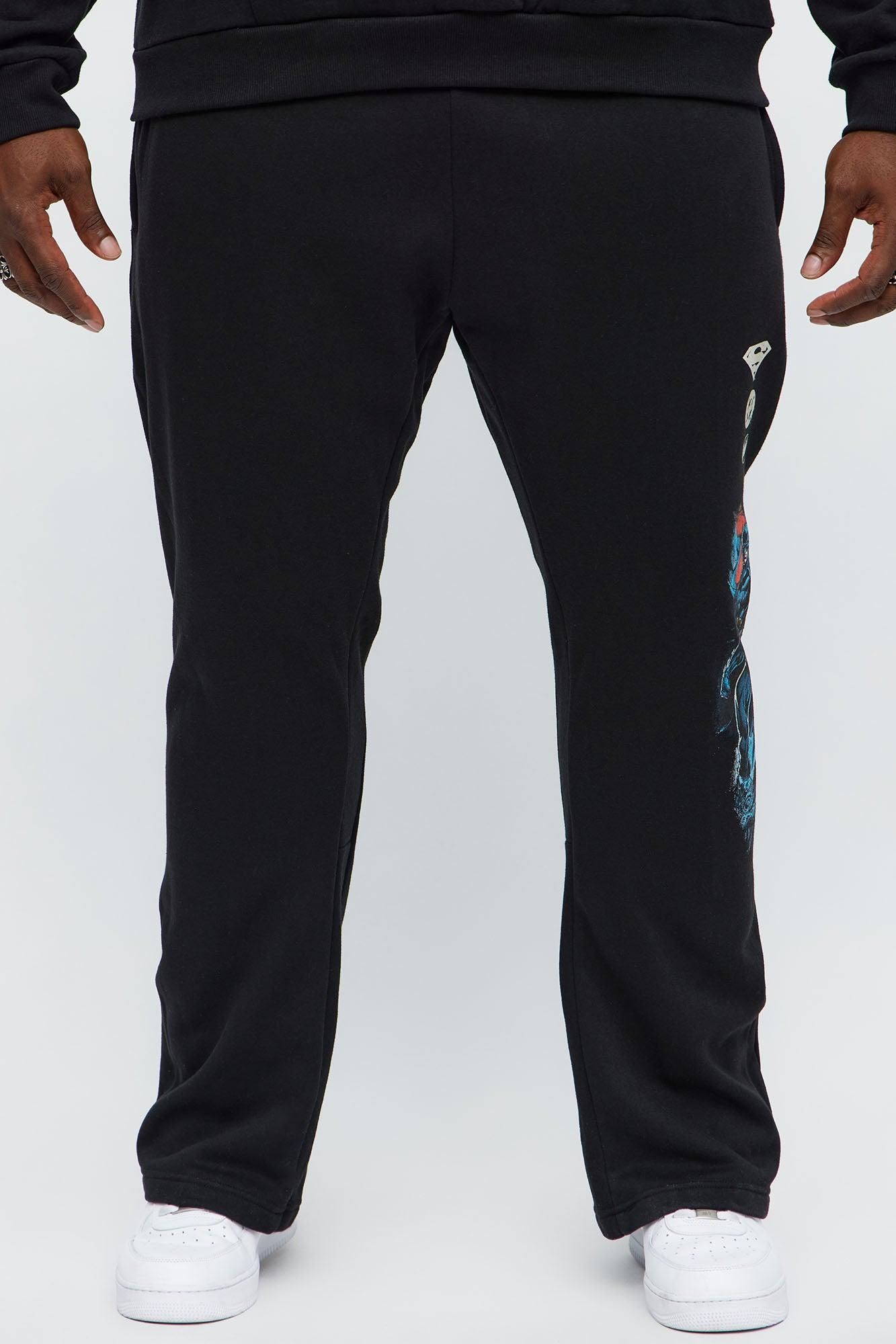 Batman Superman Best Heroes Sweatpants - Black Product Image