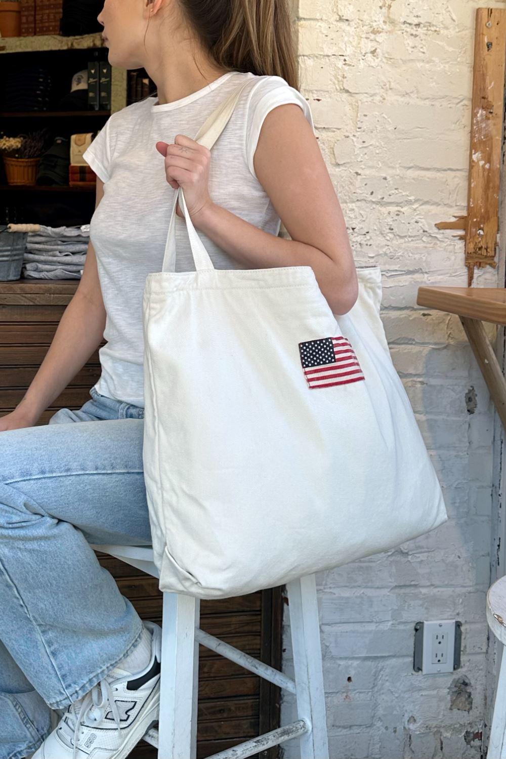 American Flag Tote Bag Product Image