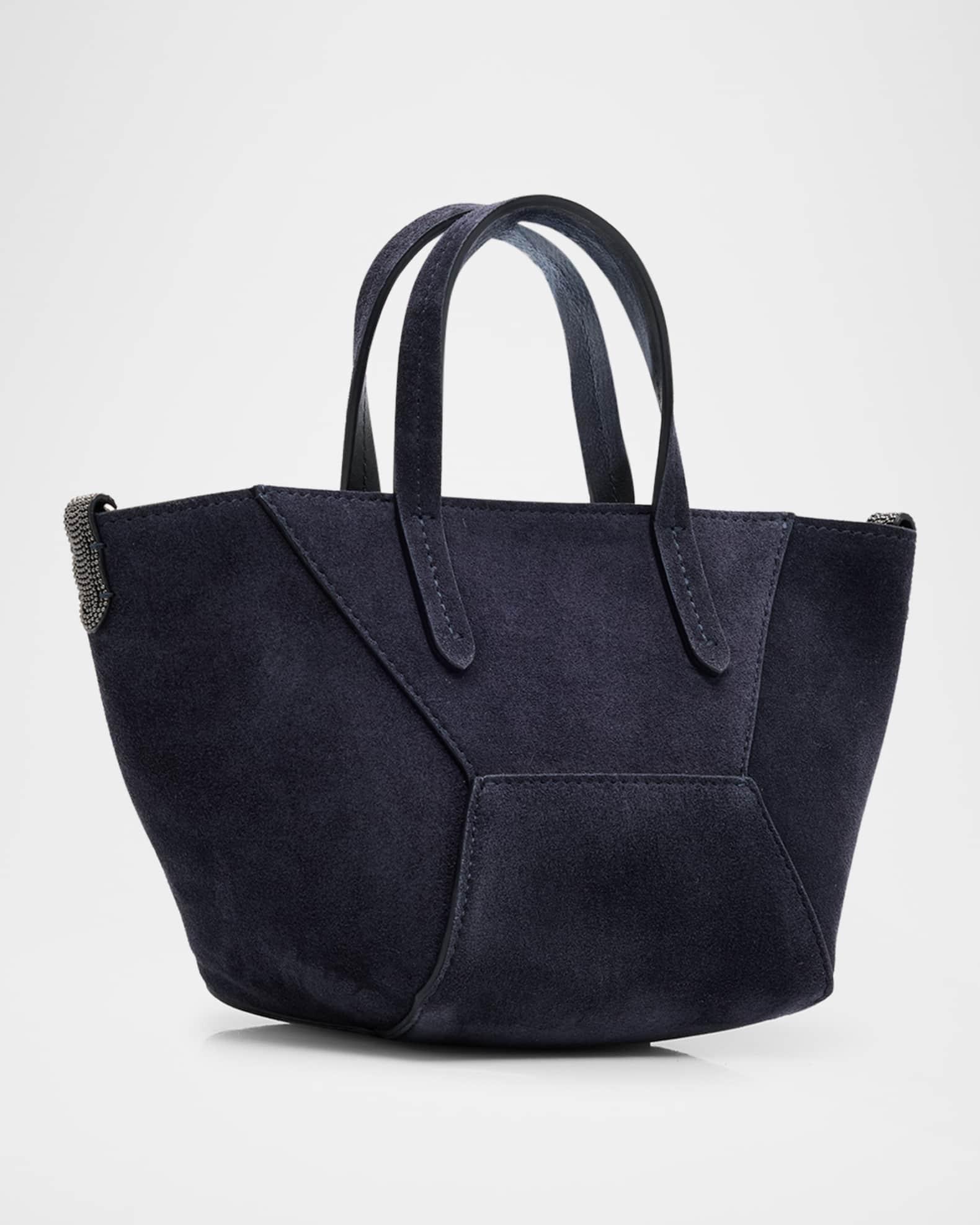 Duo Mini Suede Shopper Tote Bag  Product Image