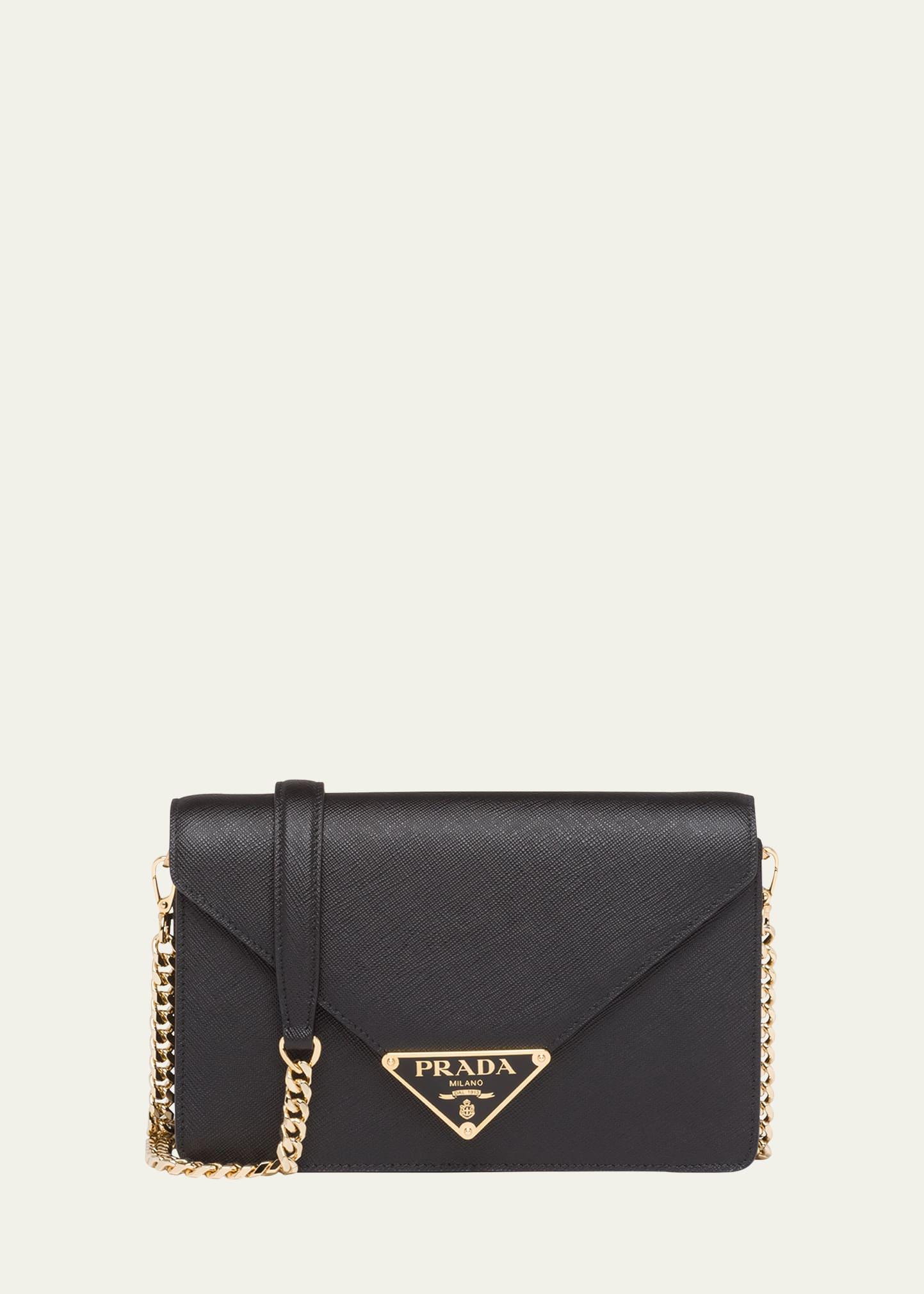 Mini Triangle Logo Envelope Flap Crossbody Bag Product Image