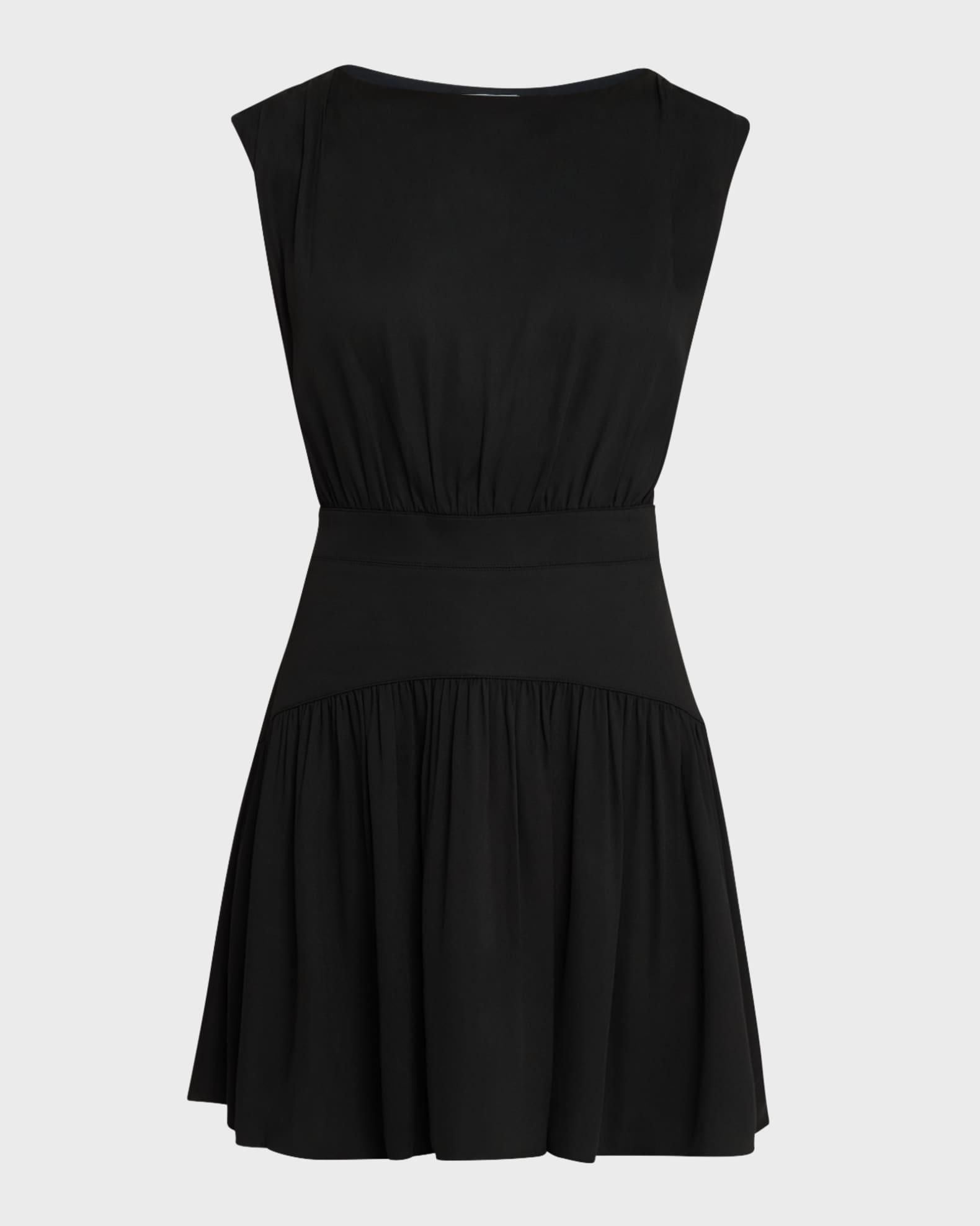 Claira Boat-Neck Mini Dress Product Image