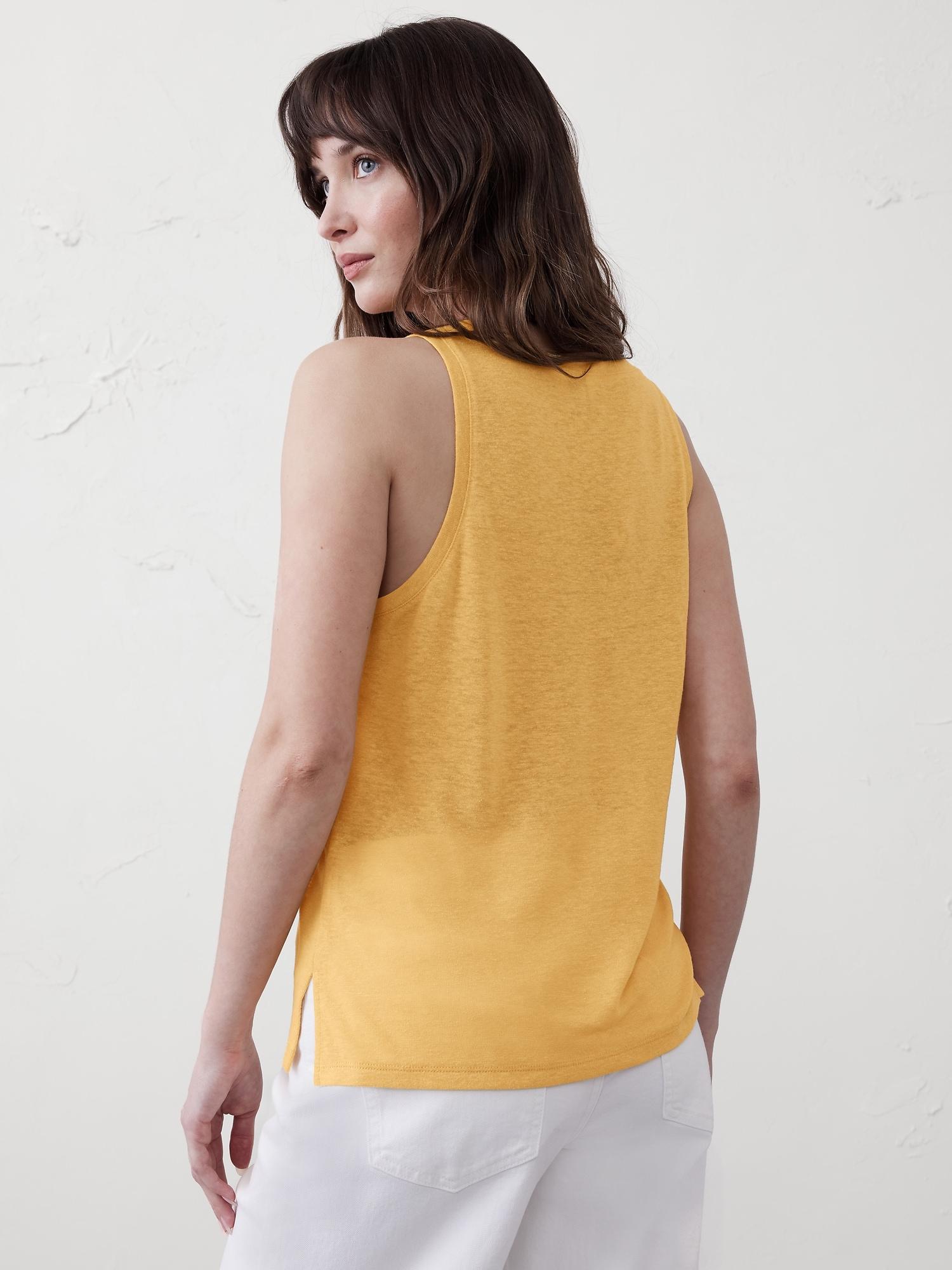 Linen-Blend Tank Product Image