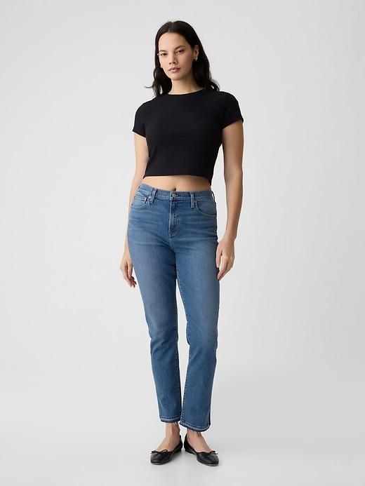 Mid Rise Vintage Slim Jeans Product Image
