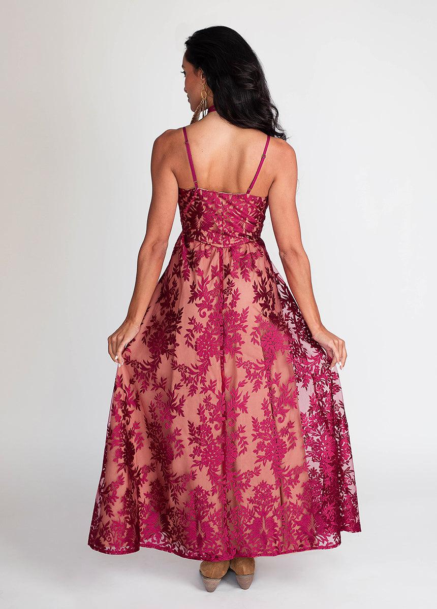 Holli Dress in Red Wine Female Product Image