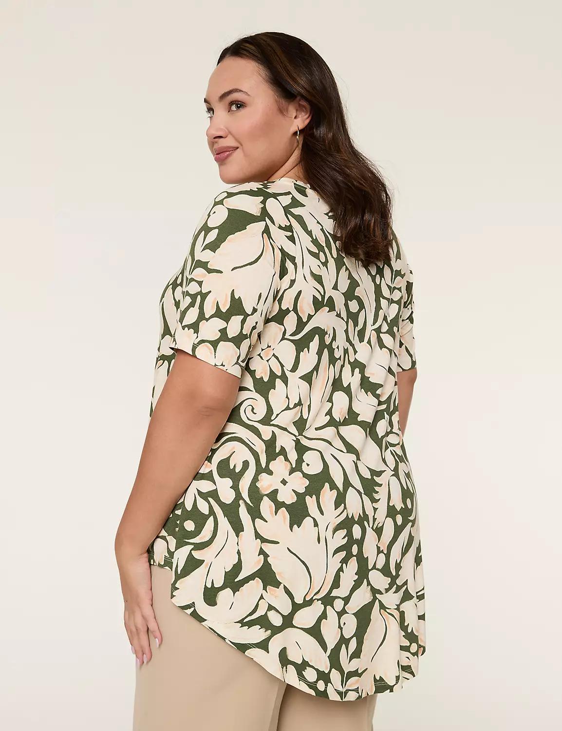 Max Swing Perfect Sleeve Boatneck Tee Product Image