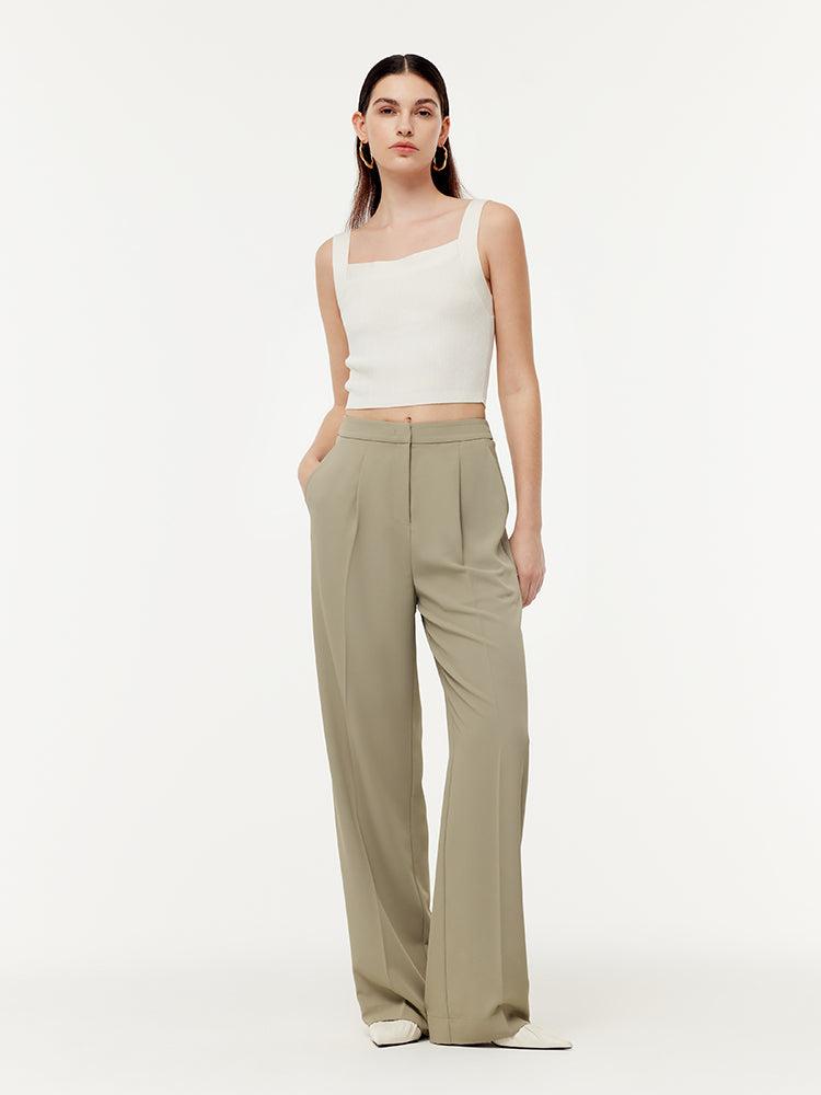 Stretch Adjustable Waist Women Pants Product Image