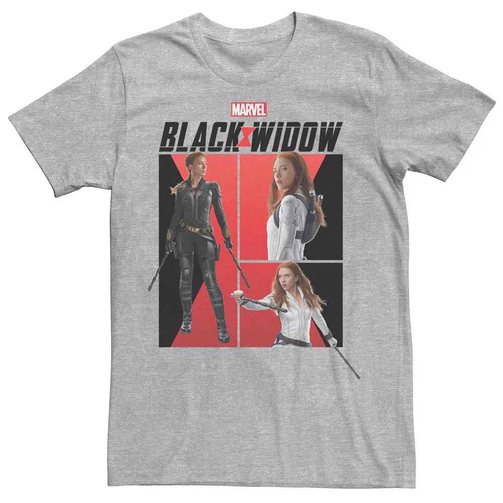Men's Marvel Black Widow Comic PaneTee,  Product Image