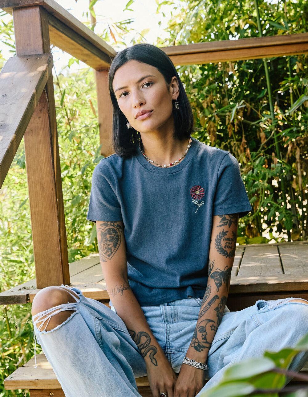 RVCA Flower Womens Tee - NIGHT Product Image