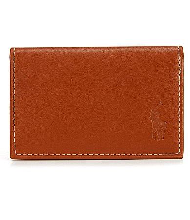 Polo Ralph Lauren Burnished Leather Card Wallet Product Image