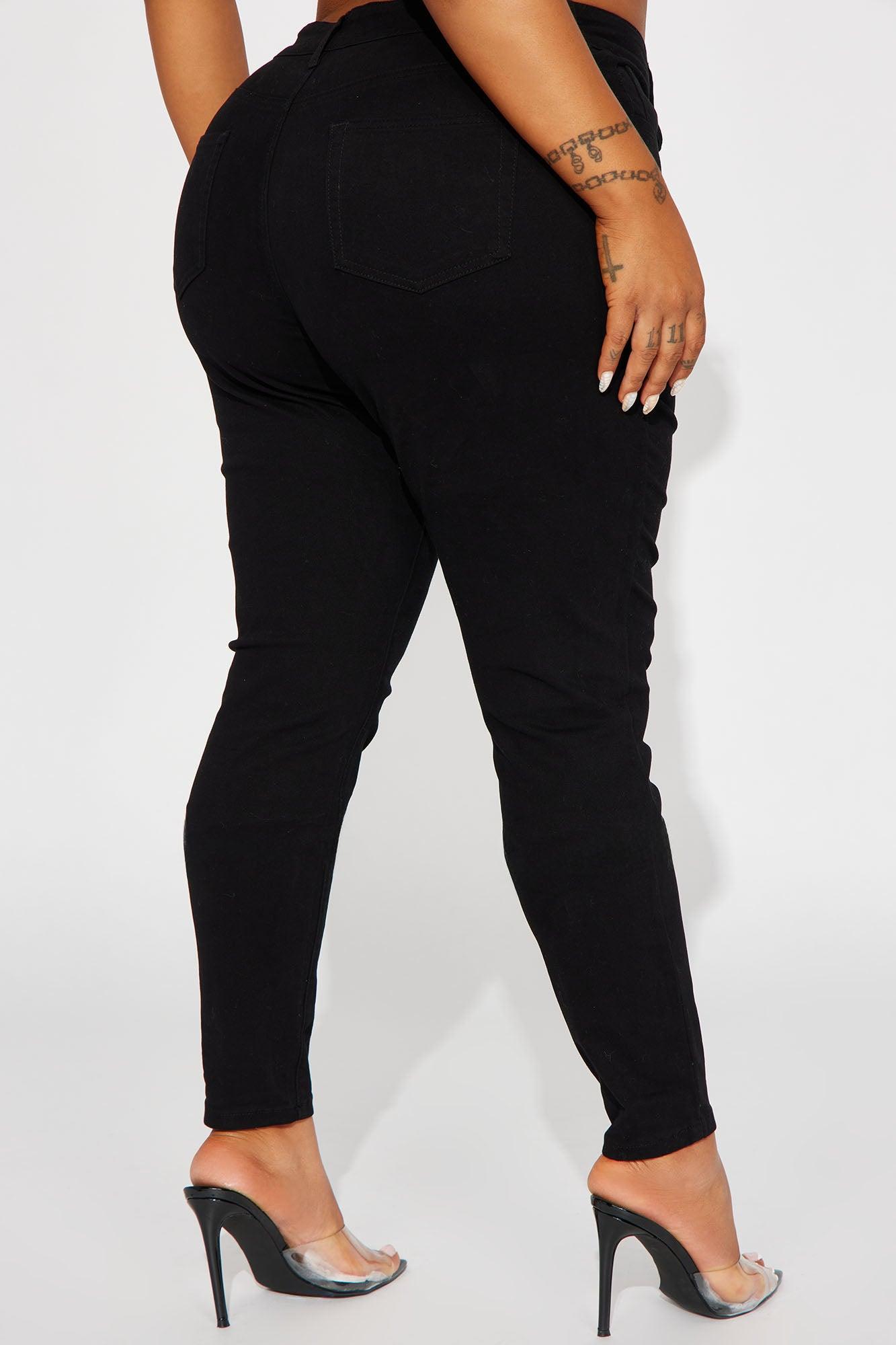 Skinny Uniform Pants - Black Product Image