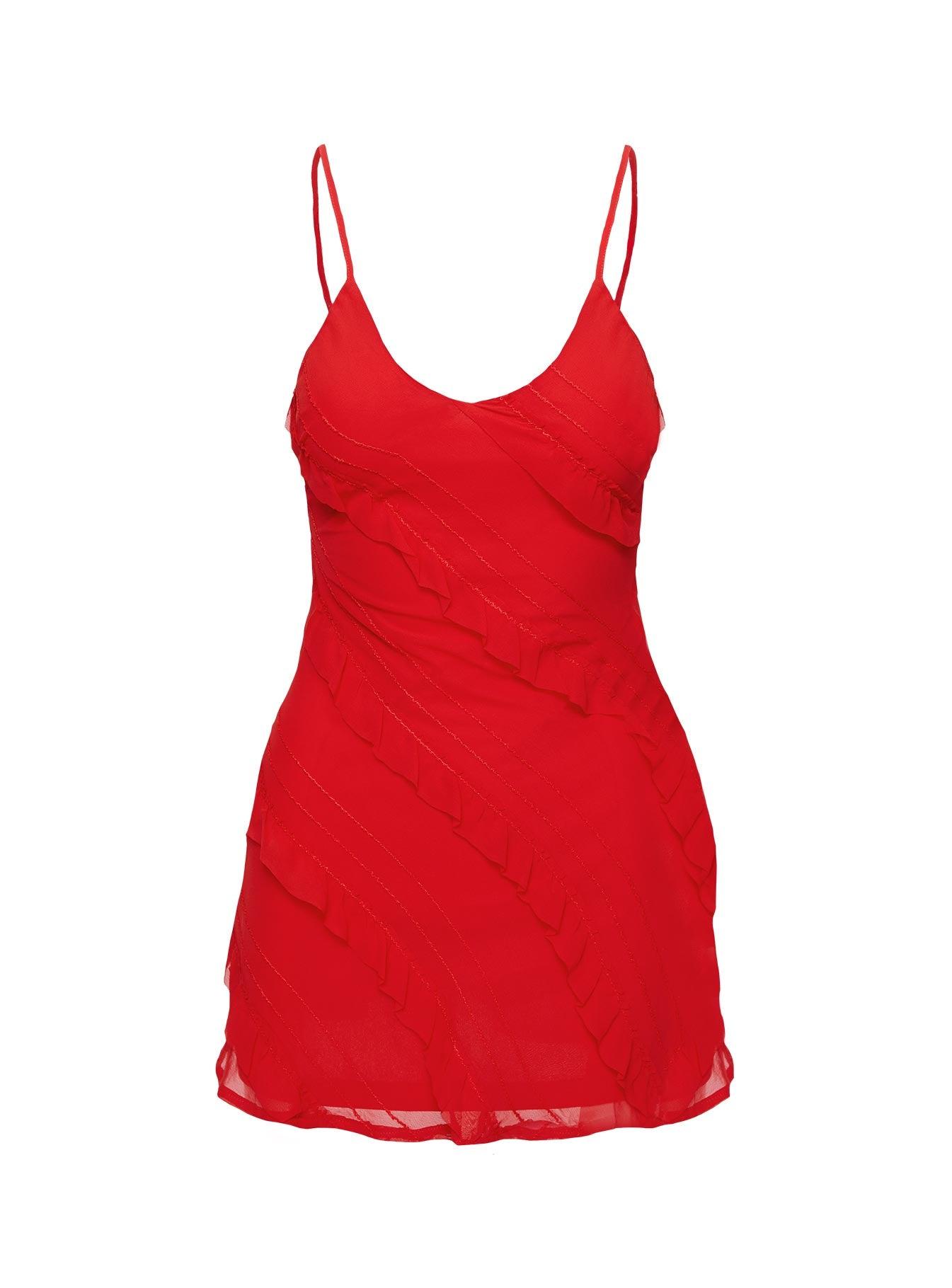 Lars Mini Dress Red Product Image