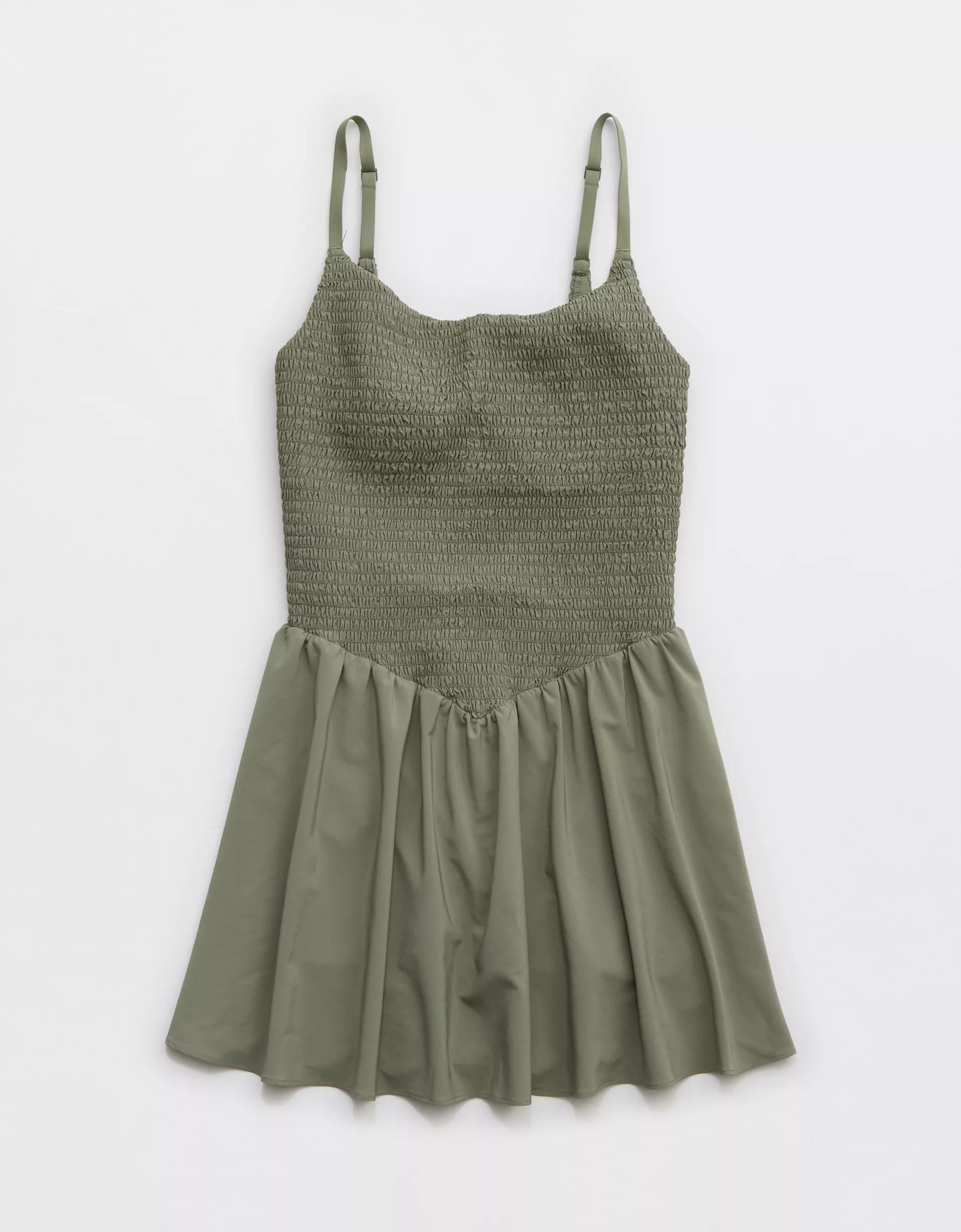 OFFLINE By Aerie Real Me Smocked Flowy Dress Product Image