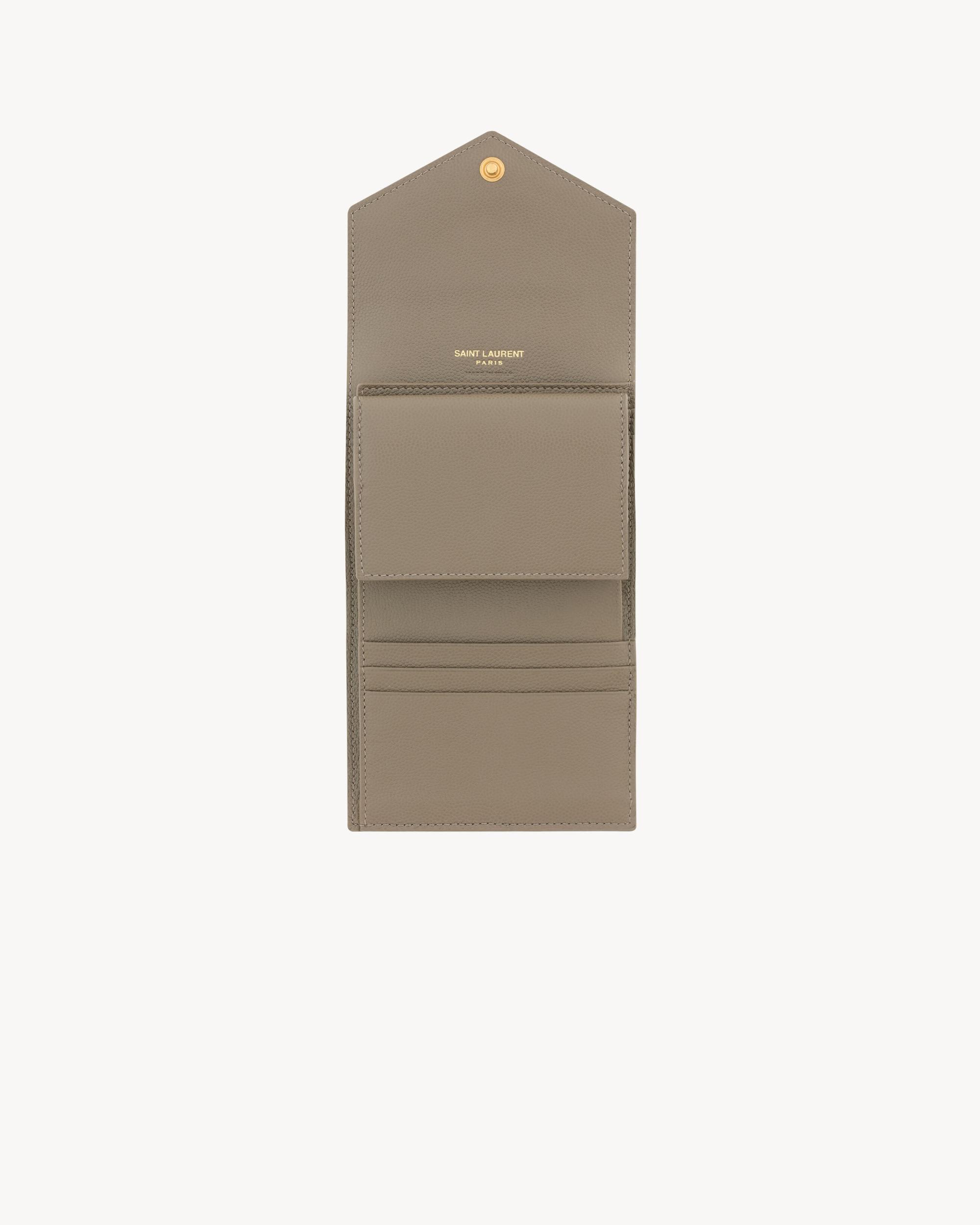 CASSANDRE multi-fold wallet in GRAIN DE POUDRE leather Product Image