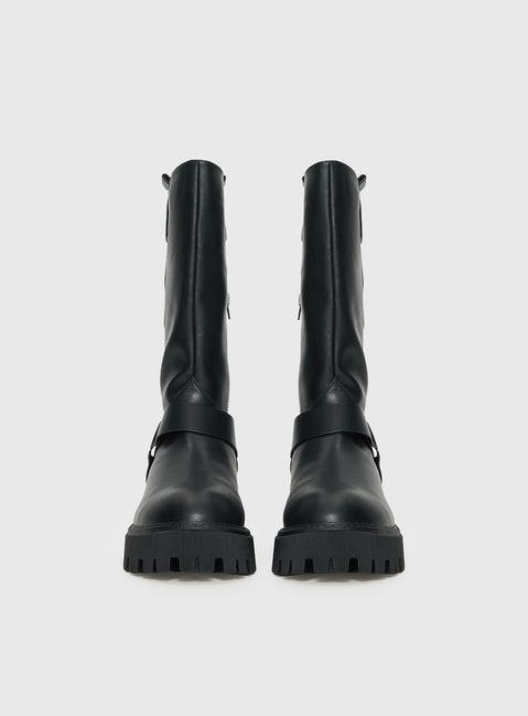 Achillies Riding Boots Black Product Image