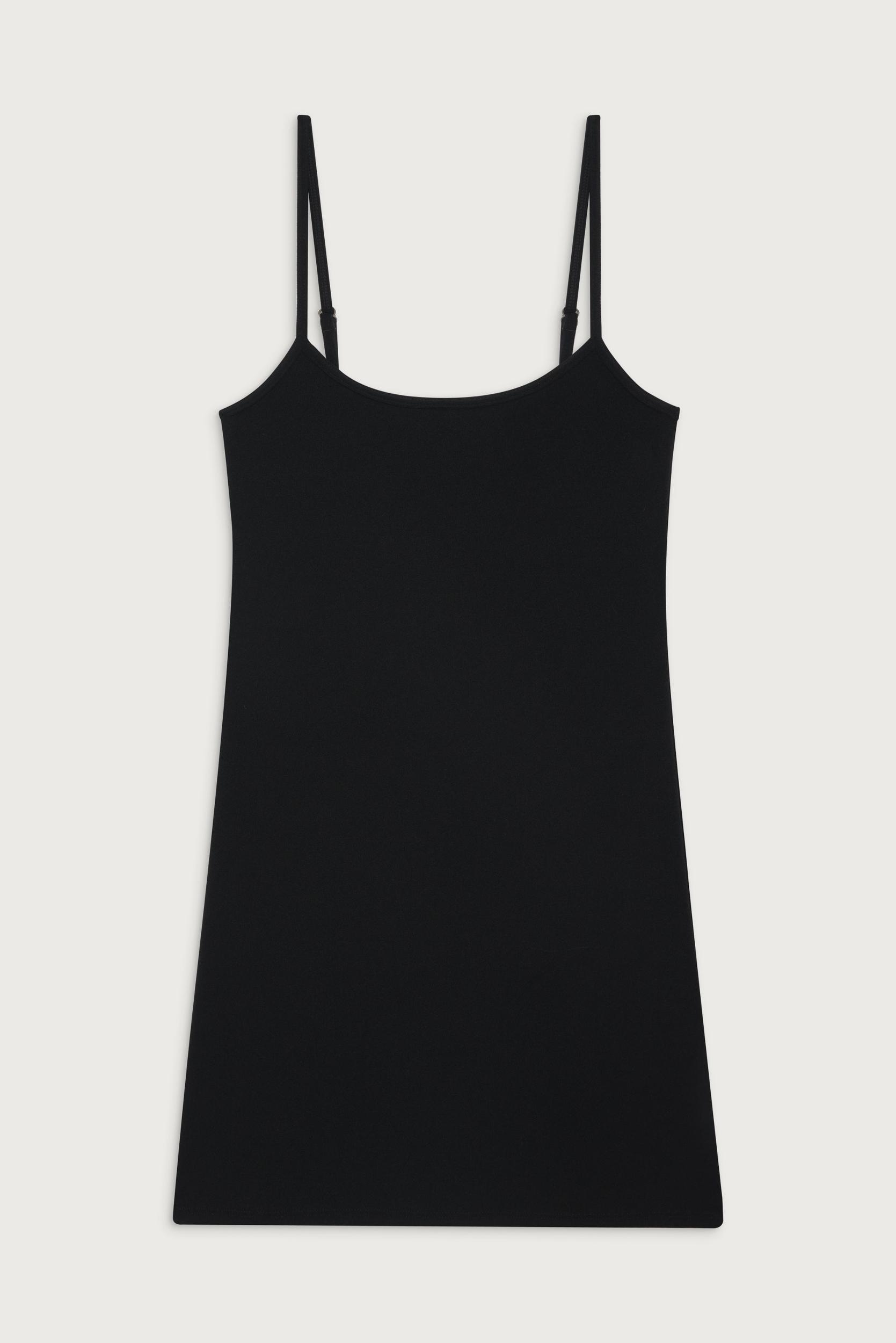 Gwen Terry Mini Dress - Black Product Image