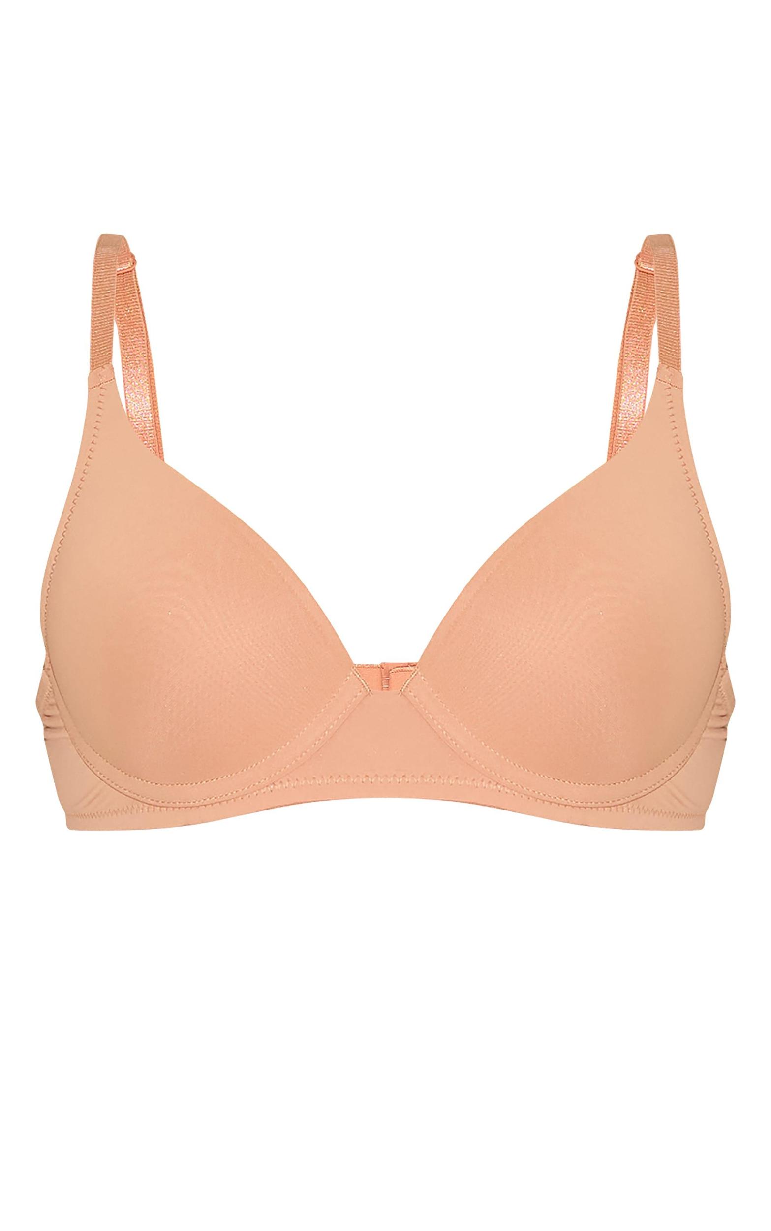 Dark Nude Scoop Cupped Underwired Bra Product Image