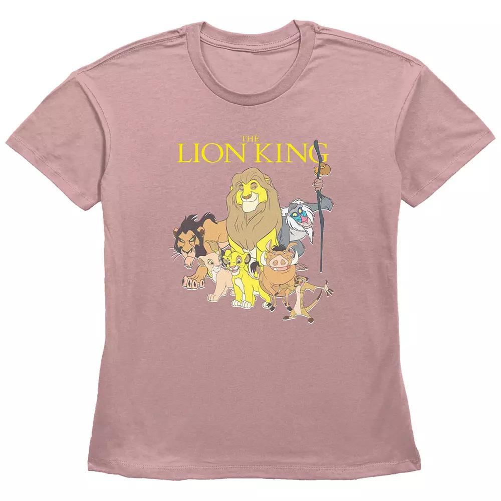 Disney's The Lion King Women's Group Poster Graphic Tee,  Product Image