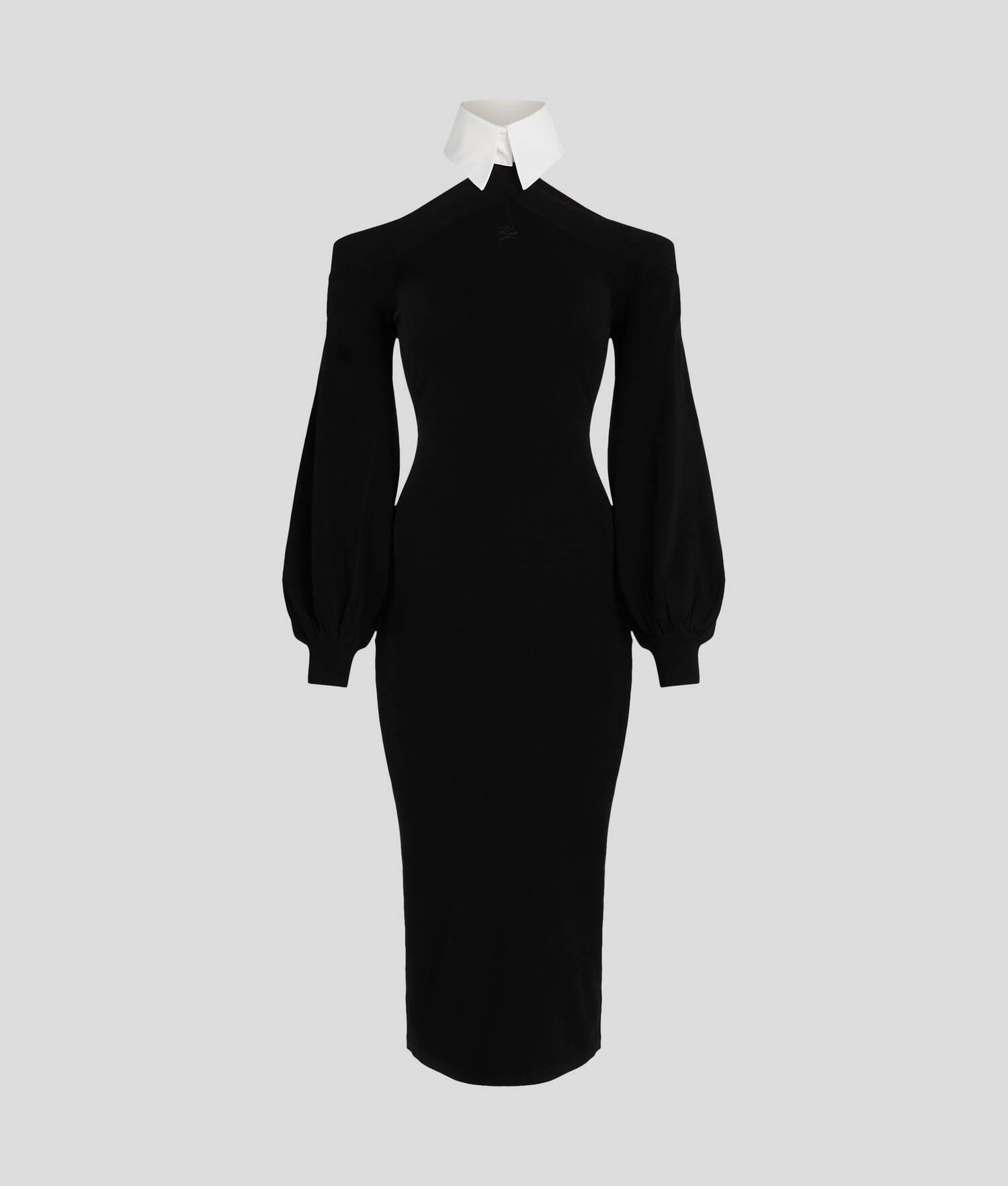 COLD-SHOULDER MIDI DRESS Product Image