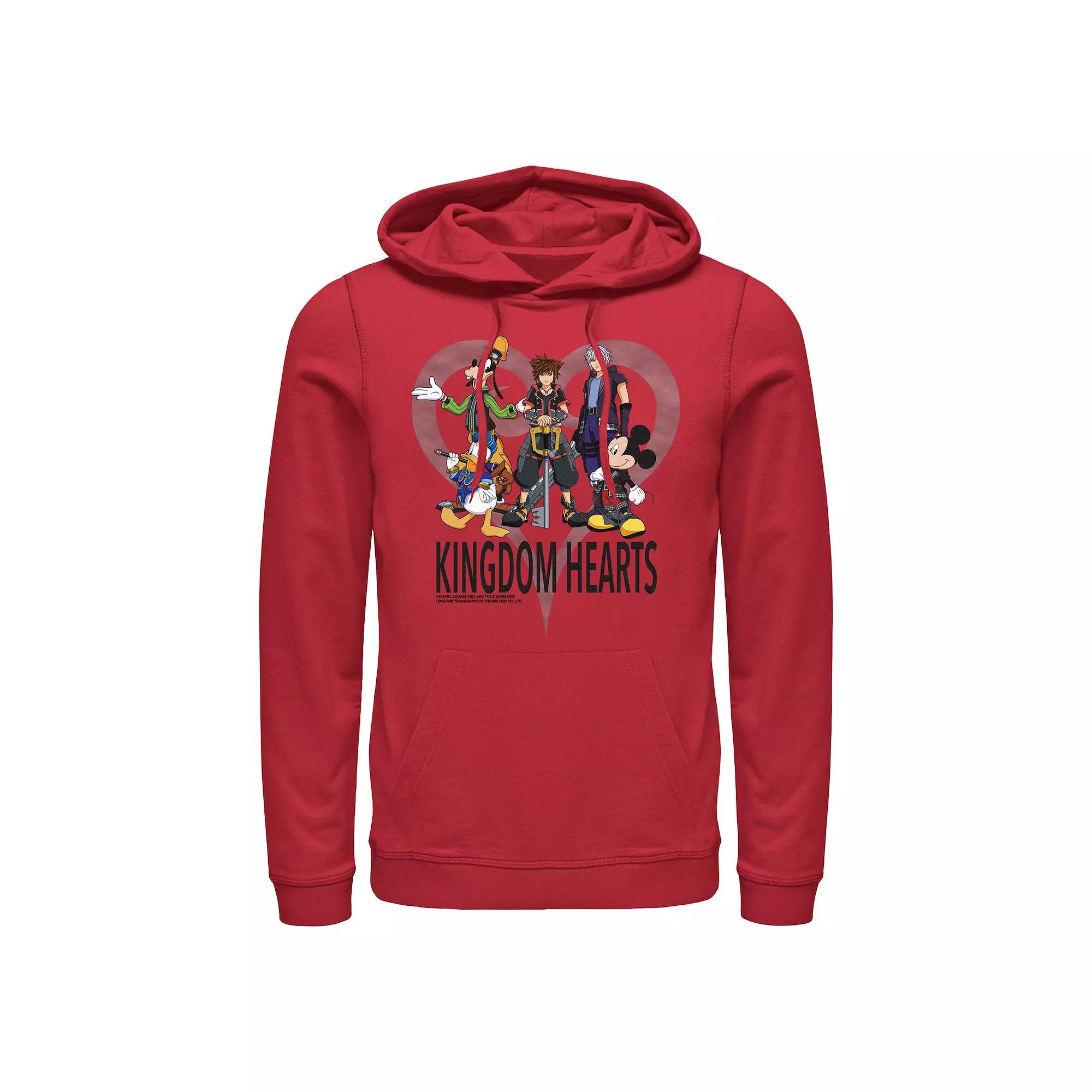 Disney's Kingdom Hearts Heroes Portrait Men's Graphic Hoodie, Size: XL, Red Product Image
