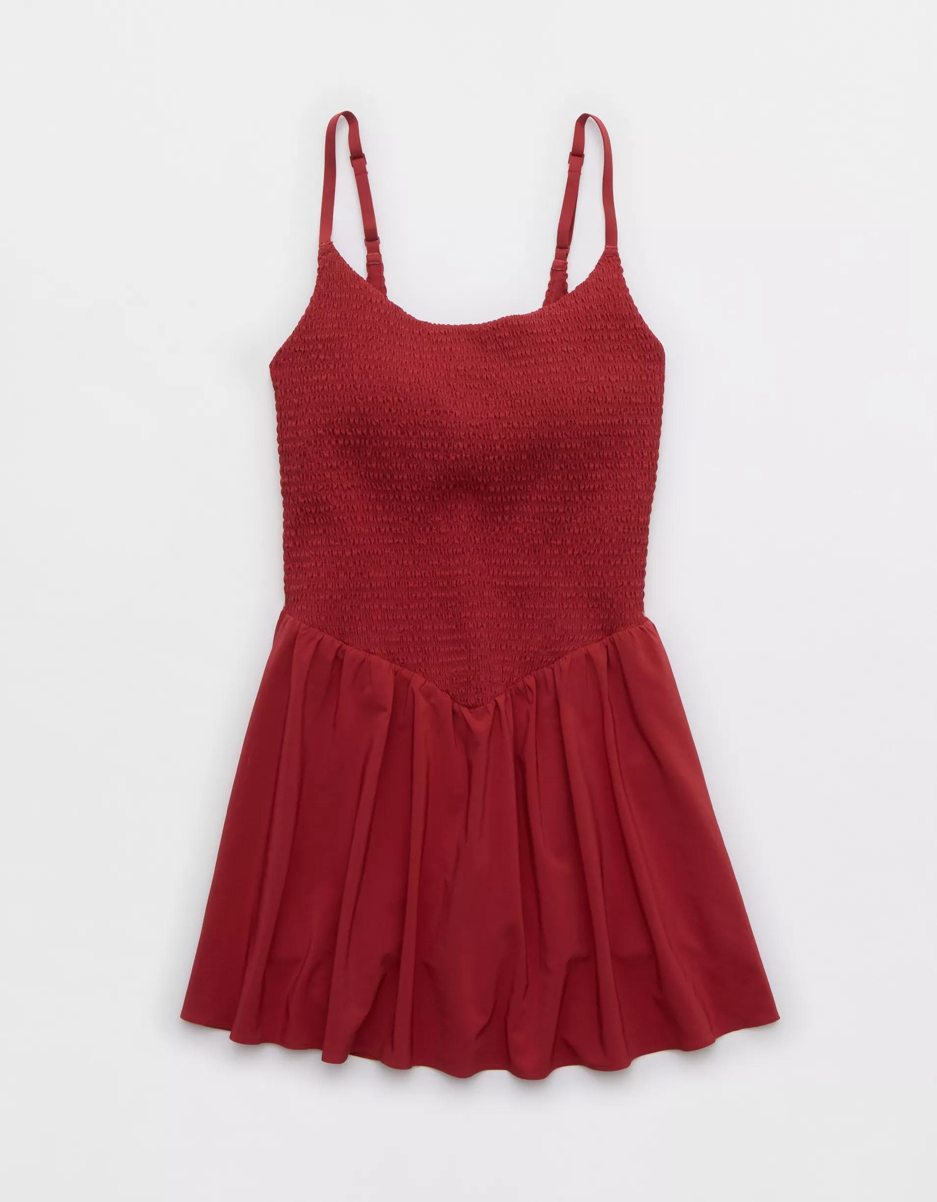 OFFLINE By Aerie Real Me Smocked Flowy Dress Product Image