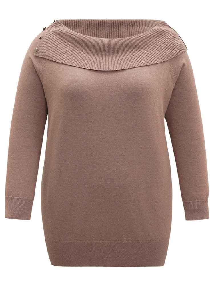 Supersoft Essentials Anti-Pilling Off Shoulder Pullover Female Product Image