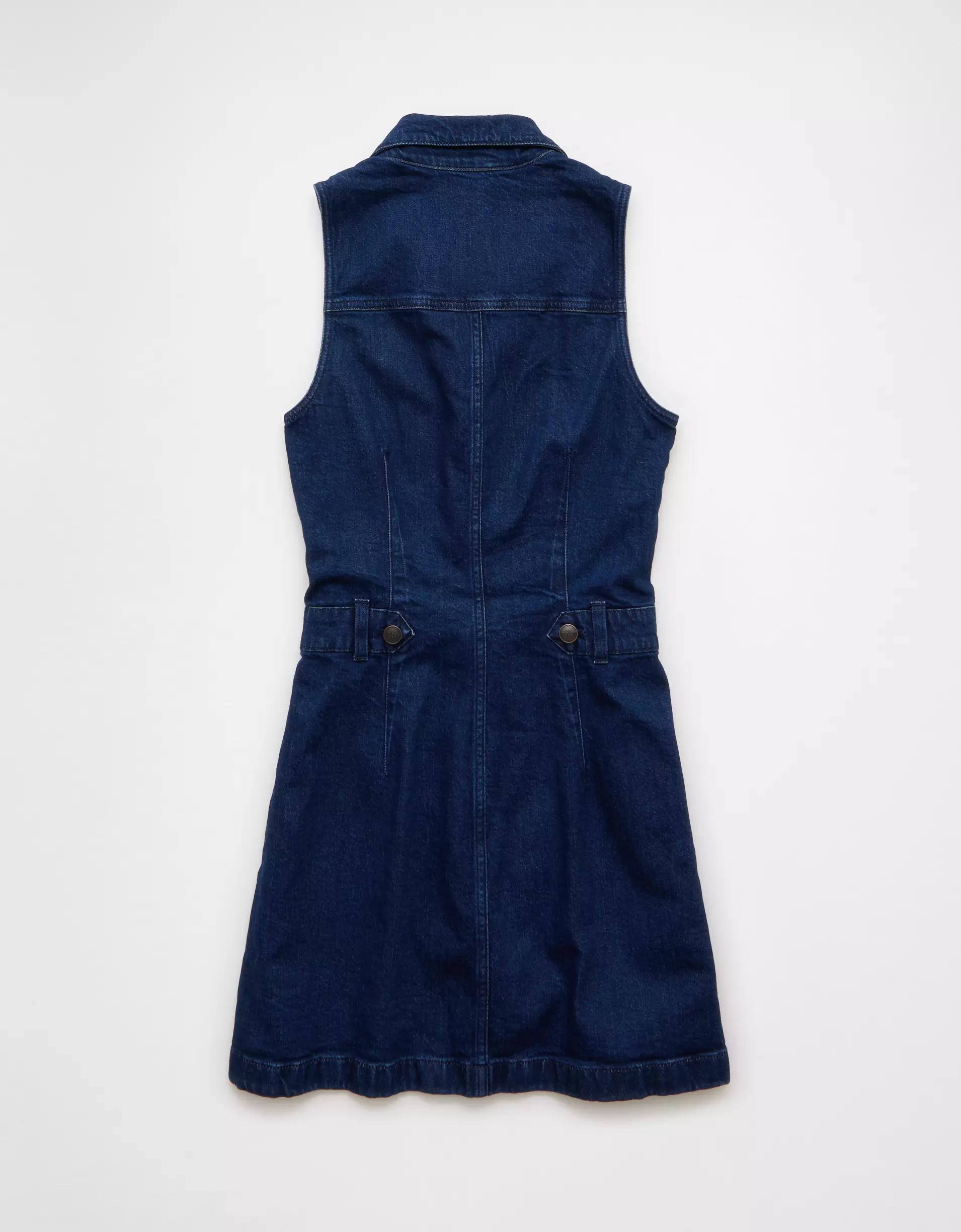 AE Denim Utility Mini Dress Product Image