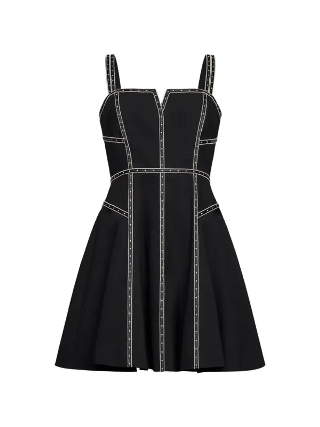 CINQ À SEPT Cinq A Sept Jelena Ribbon Embellished Dress In Multi Product Image