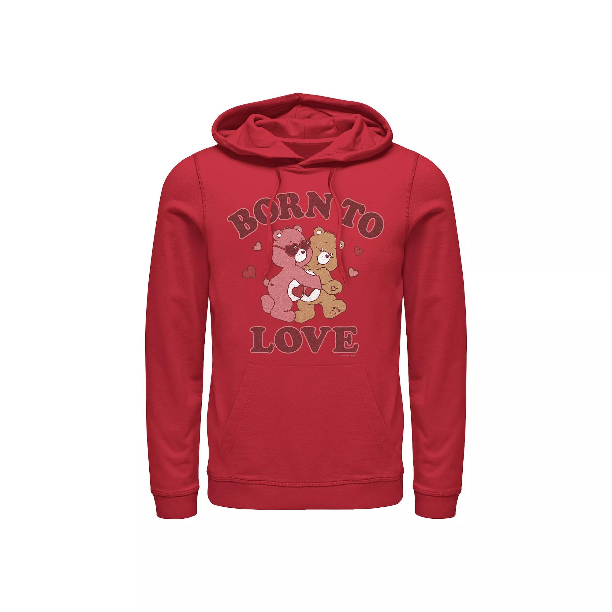 Men's Care Bears Born To Love Graphic Hoodie,  Product Image