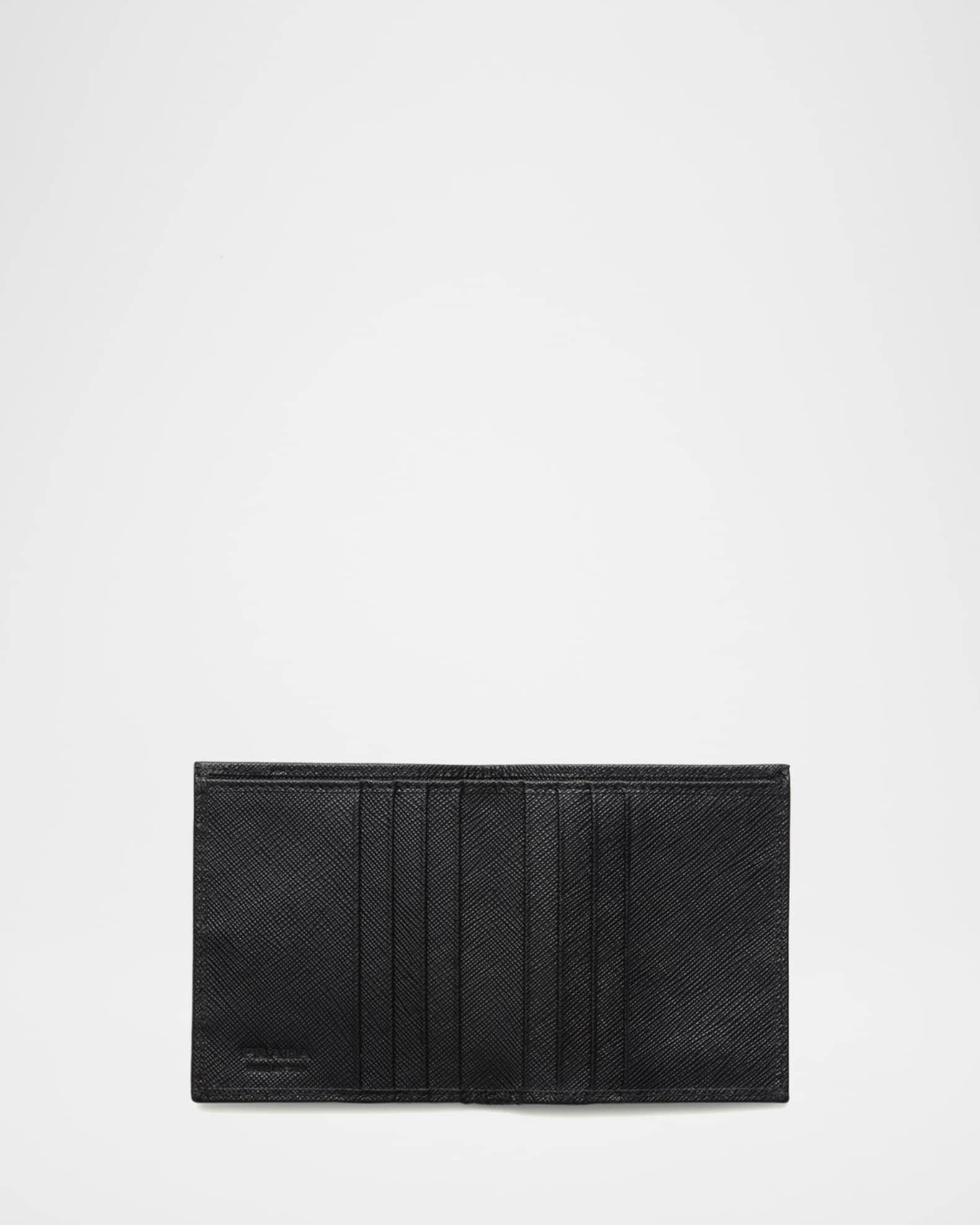 Men's Nylon and Saffiano Bifold Wallet Product Image