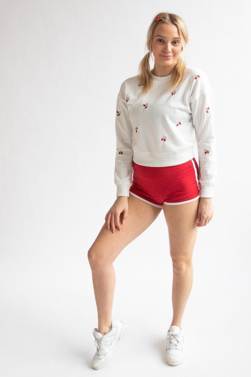 Contrast Trim Dolphin Mini Shorts Product Image