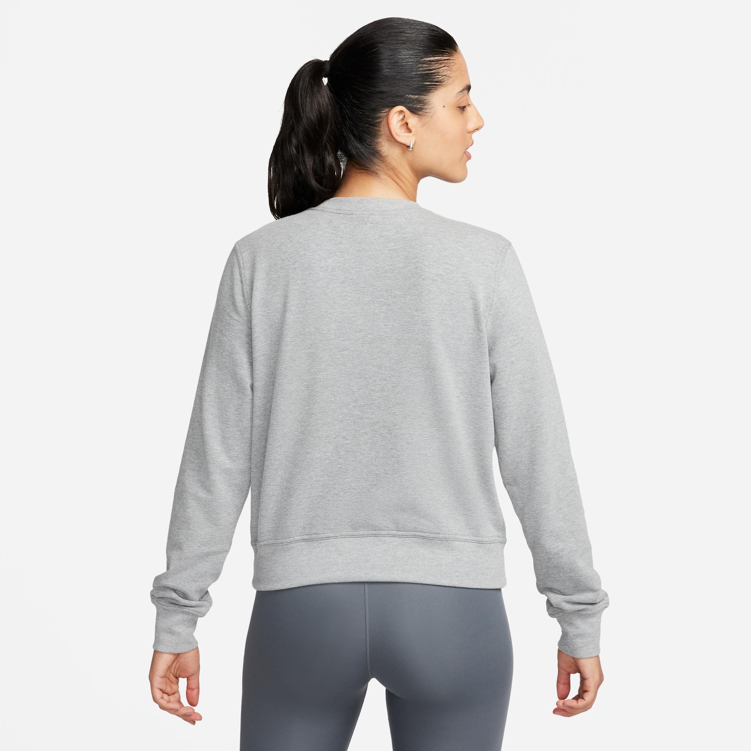 Nike Women's Dri-FIT One Crew-Neck French Terry Sweatshirt Product Image