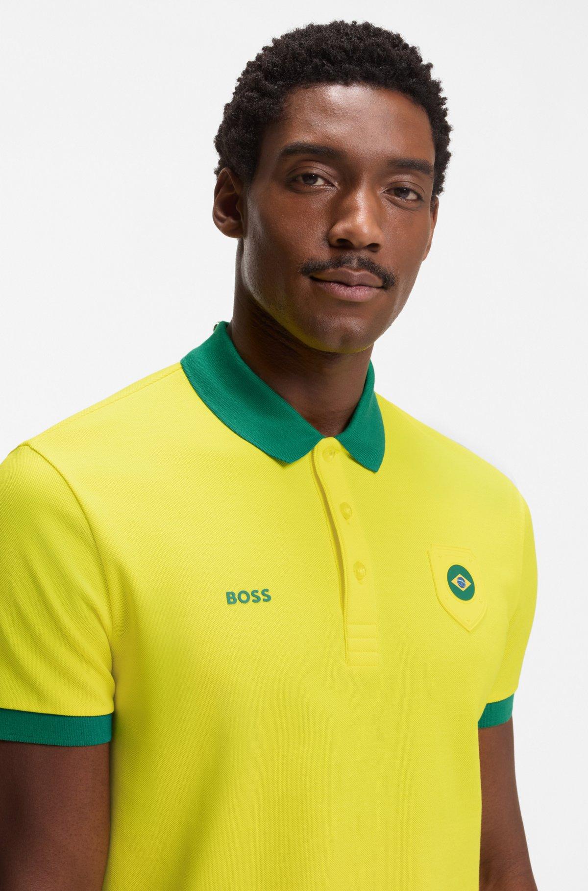 Paddy polo shirt with country flag Product Image