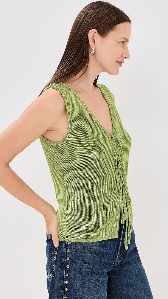 ALIGNE Isla Sparkle Tie Tank | Shopbop Product Image