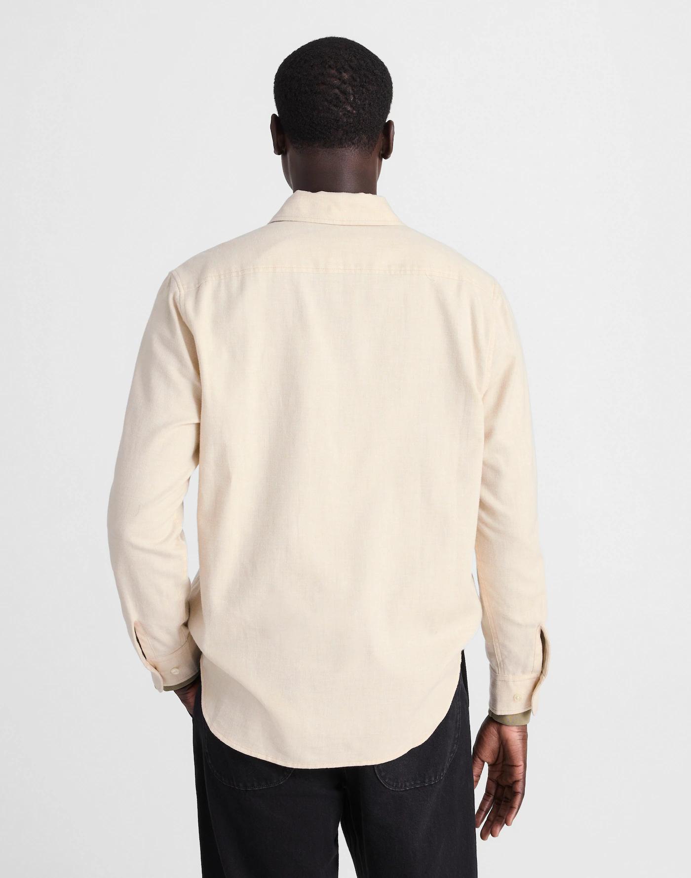 Lightweight Flannel Button-Up Shirt Product Image