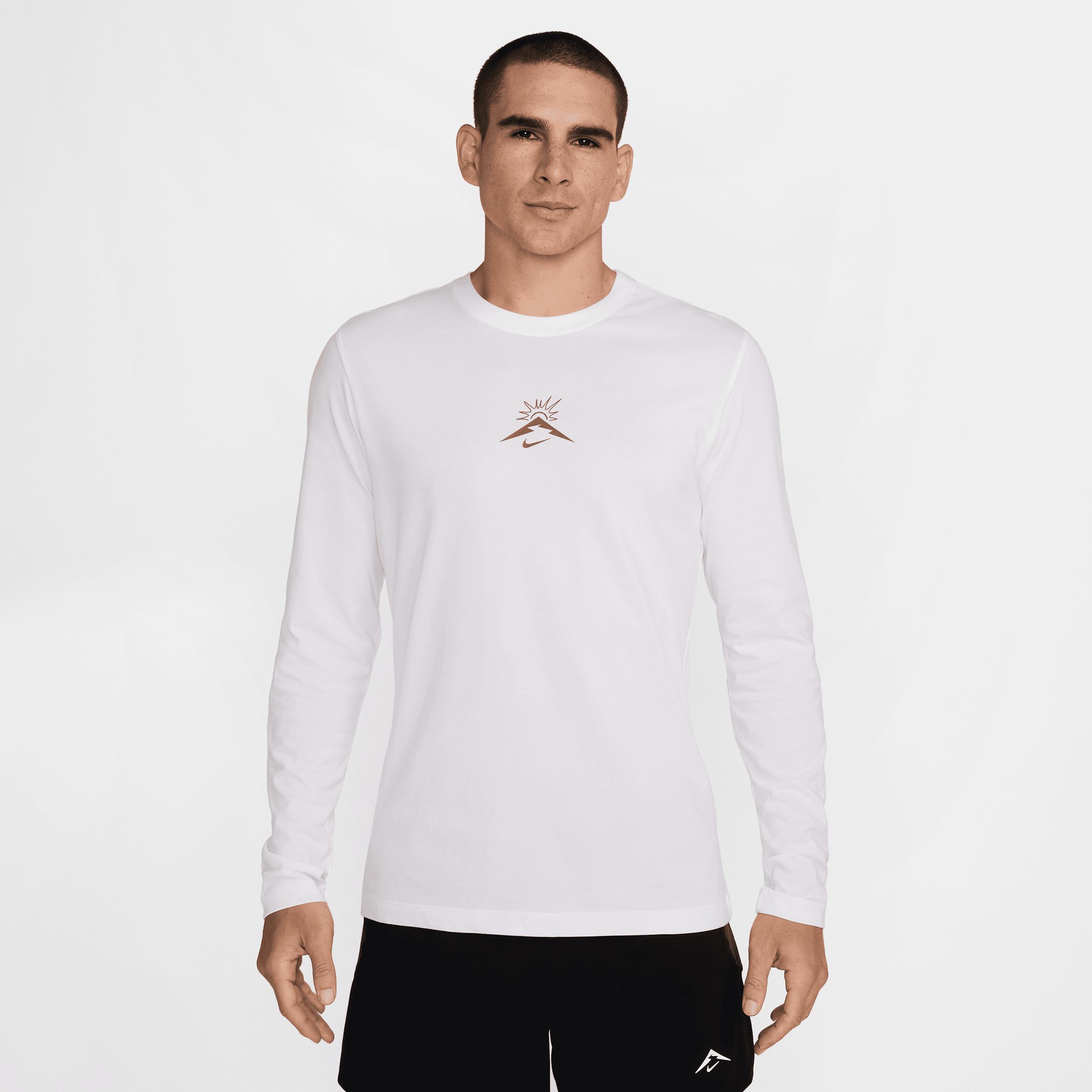 Nike Mens Trail Dri-FIT Long-Sleeve Running T-Shirt | HJ3601-100 Product Image