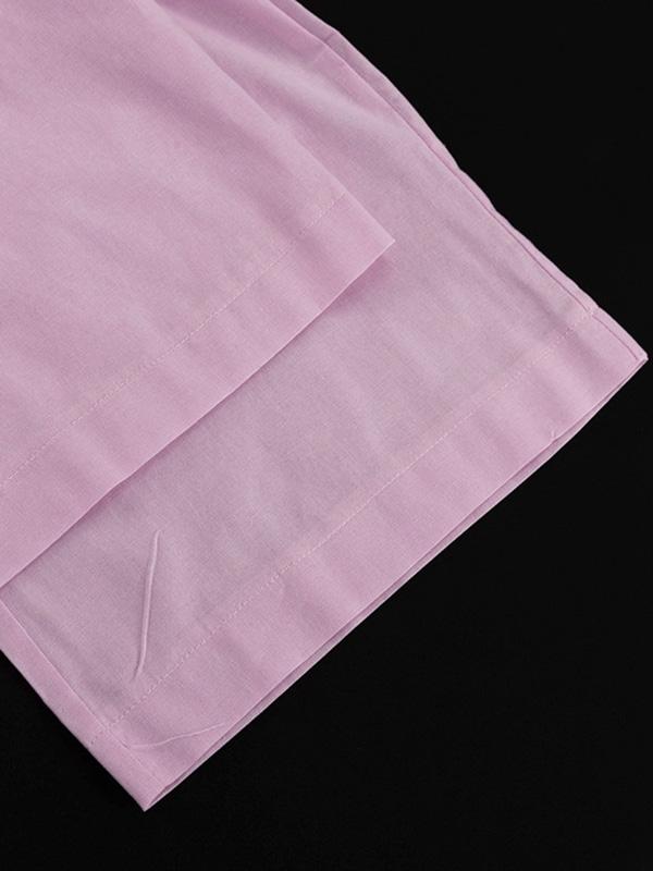 Loose Split-Joint Sleeveless Pleated V-Neck Vest + Pants Trousers Two Pieces Set Product Image