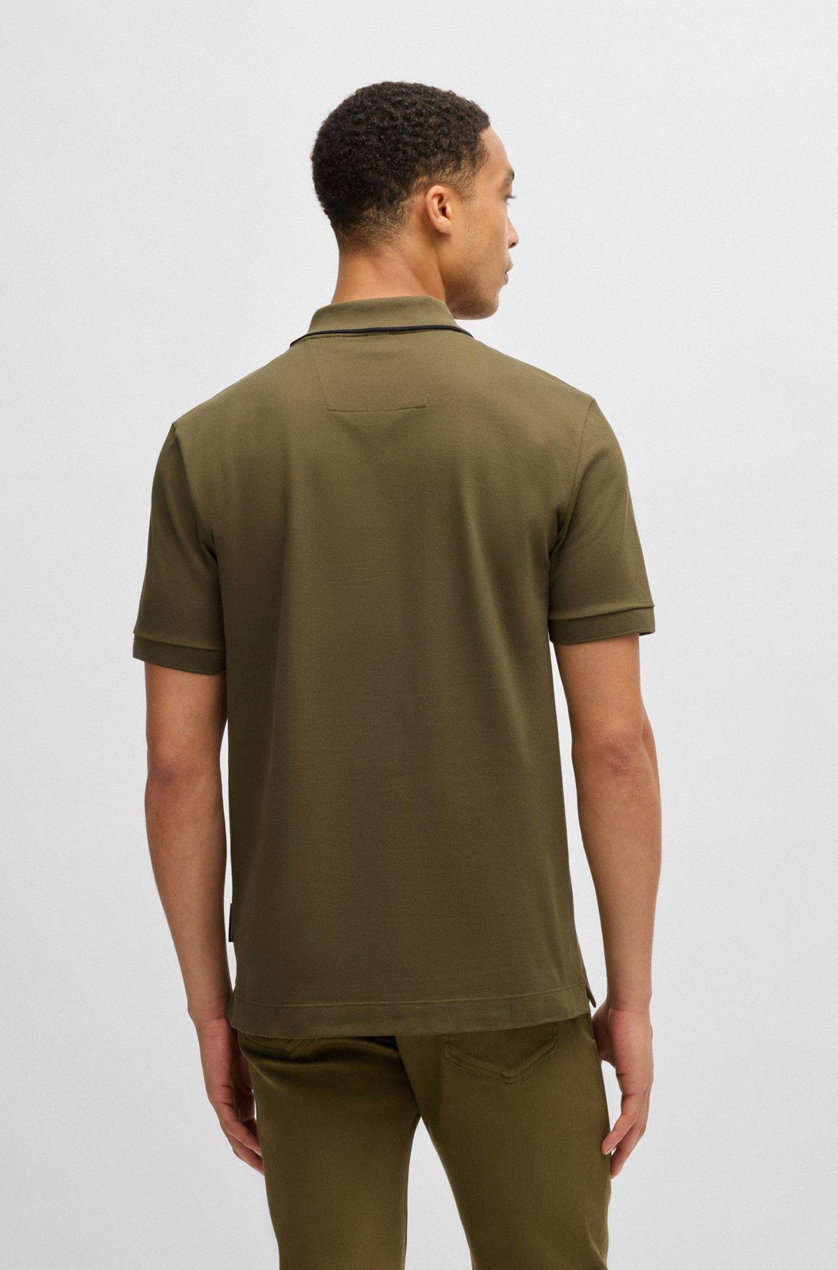 Porsche x BOSS stretch-cotton polo shirt Product Image