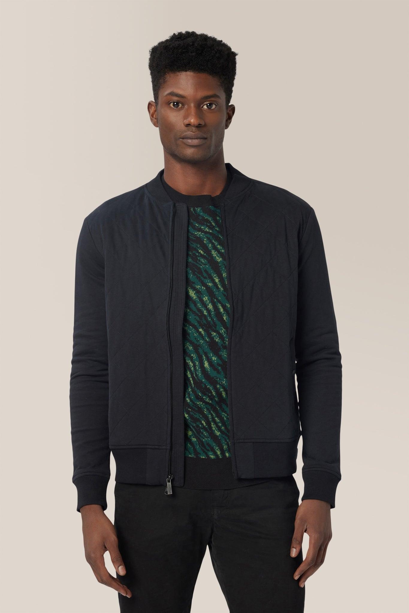 Good Man Brand Mayfair Quilted Bomber Jacket Product Image